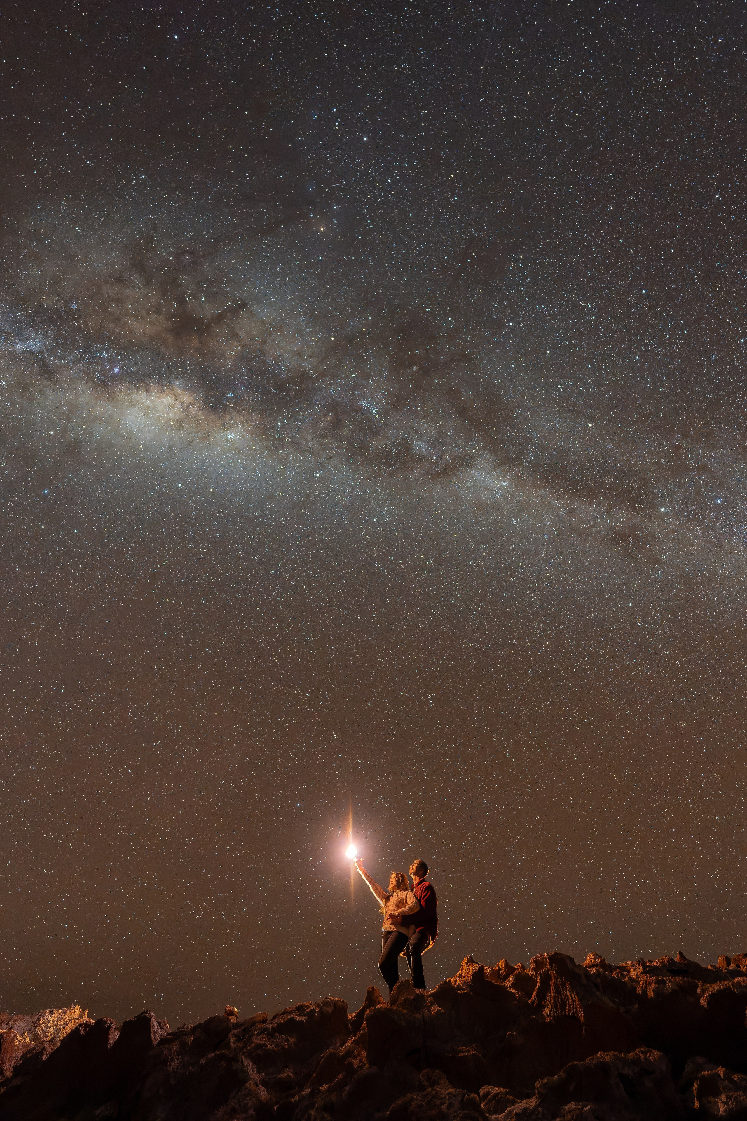 Fotógrafo no Atacama