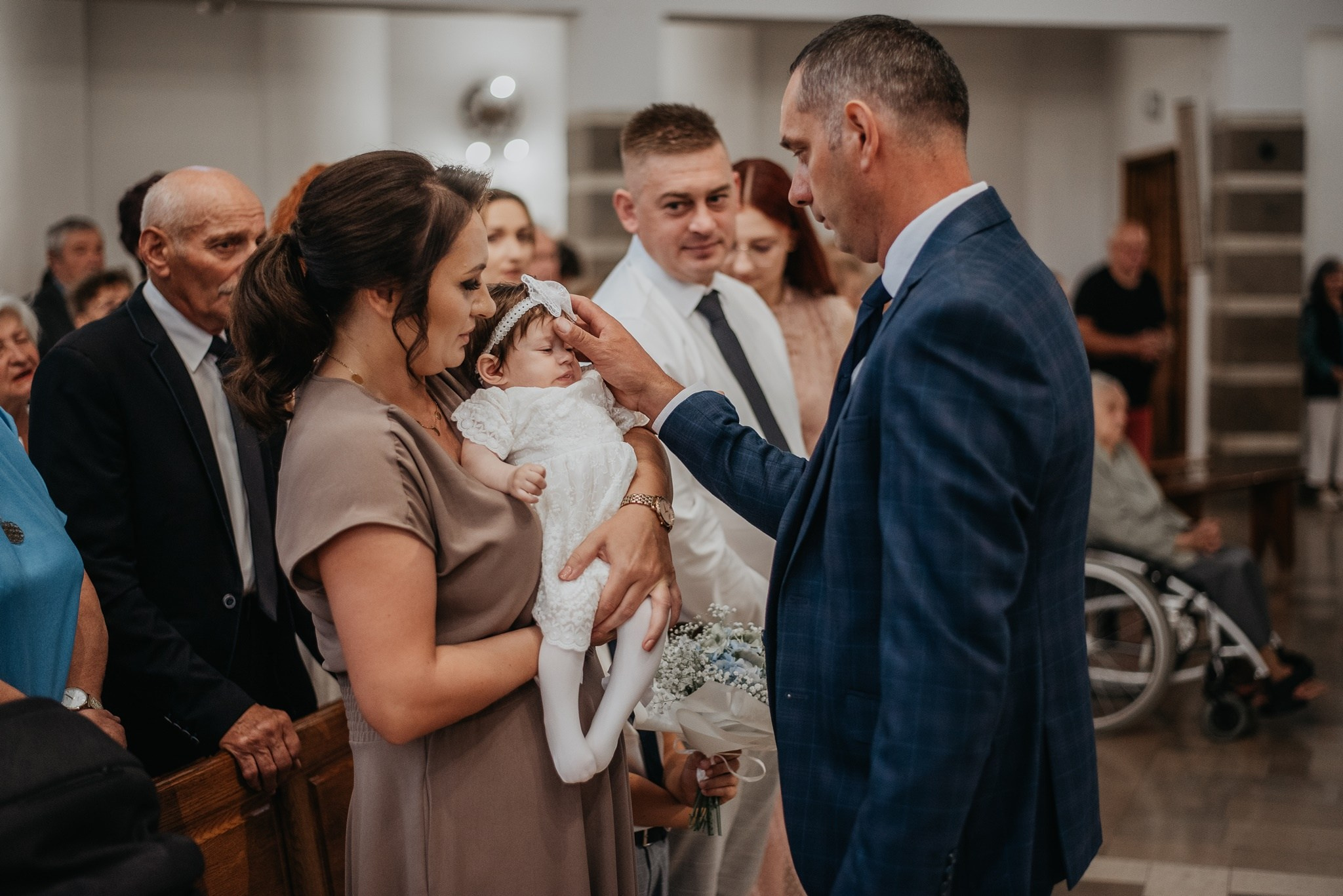 Chrzest Święty Klary. Dominika Strachacka Fotografia | Fotograf ślubny i rodzinny Opole Lubelskie Lublin