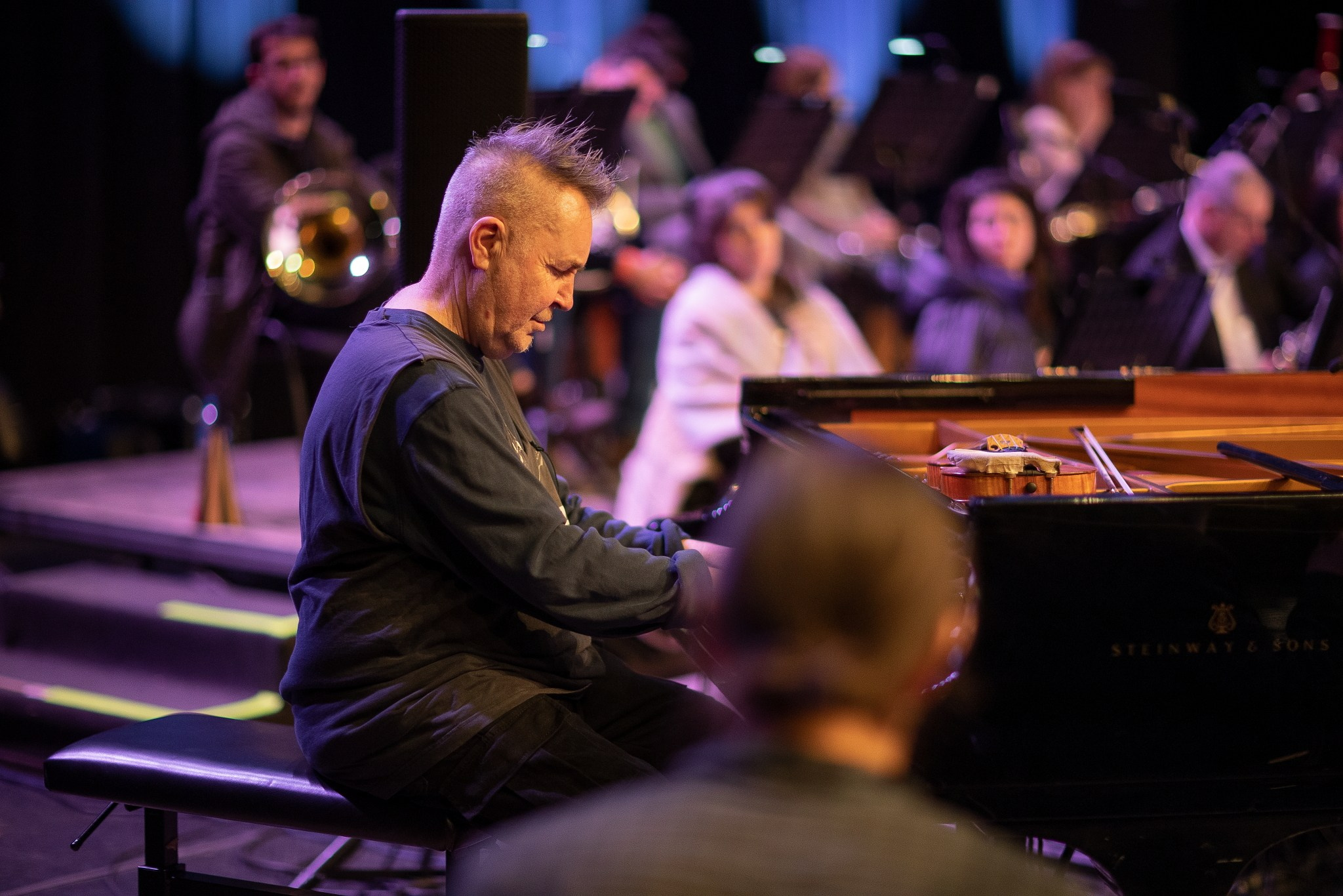 Найджъл Кенеди и Георги Андреев — репетиция и концерт в София, 13.02.2025. Александър Сандев - website