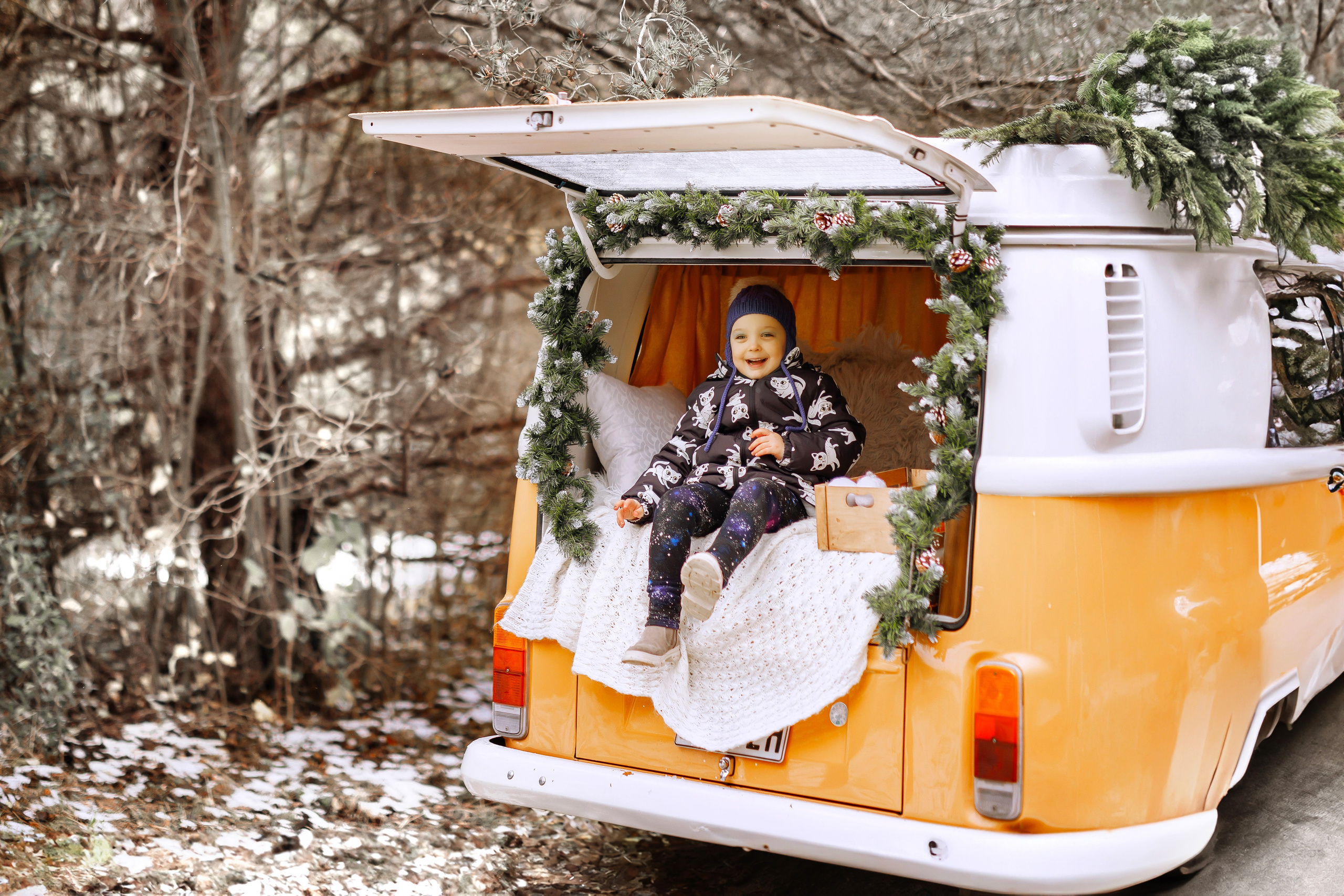 CHRISTMAS CAMPER. Family Fotografer in München und Umgebung