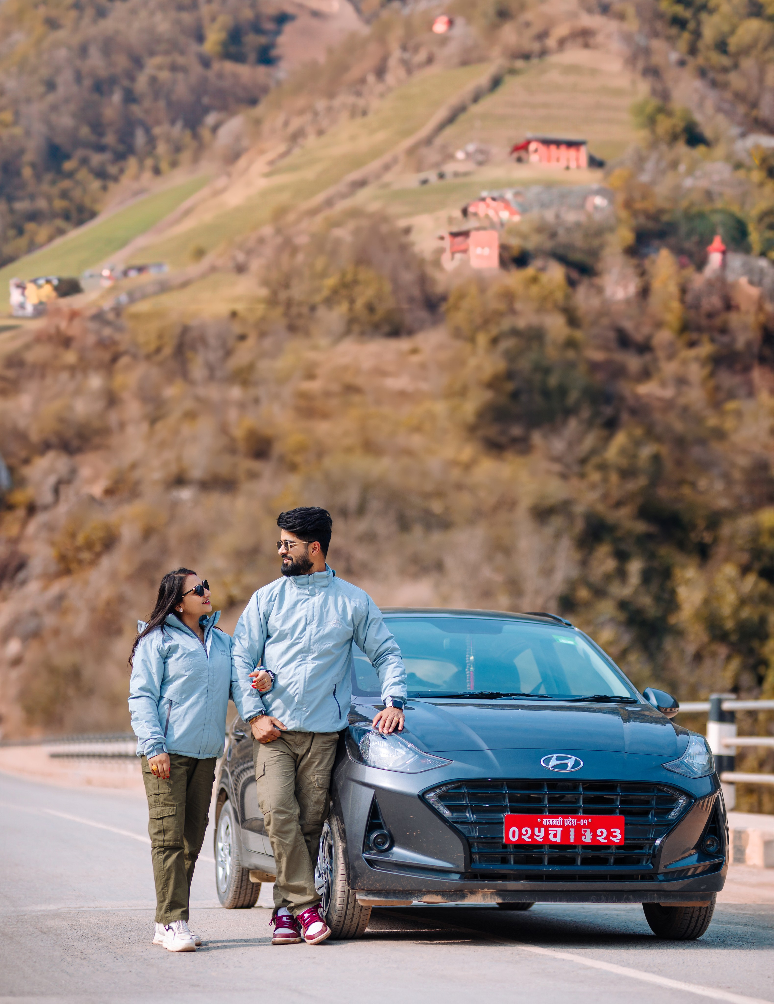 Pre-wedding photoshoot in Butwal, couple photoshoot