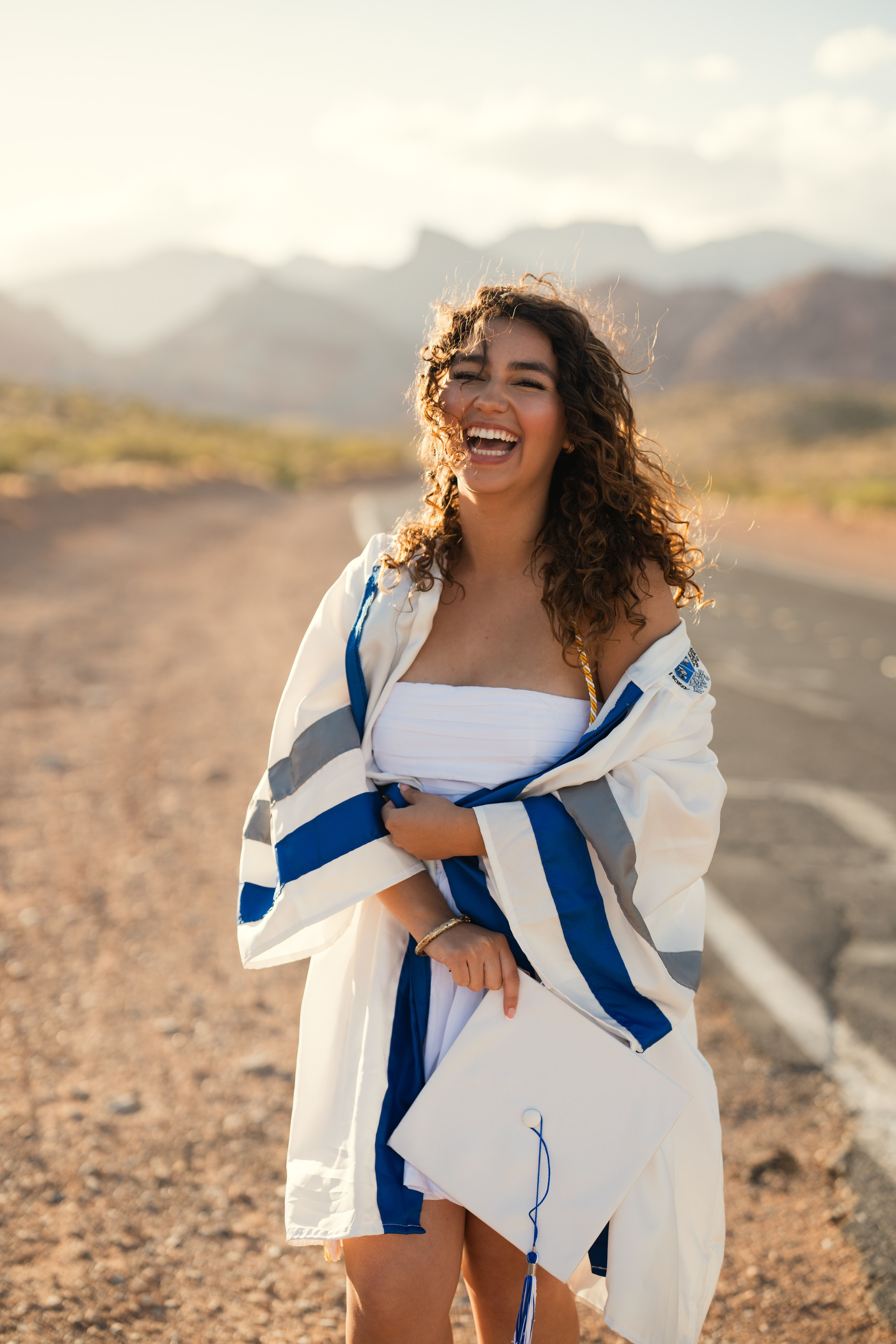 Gabriela. Graduation. Wedding & elopement photographer Viktoriya Kravtsov. Las Vegas