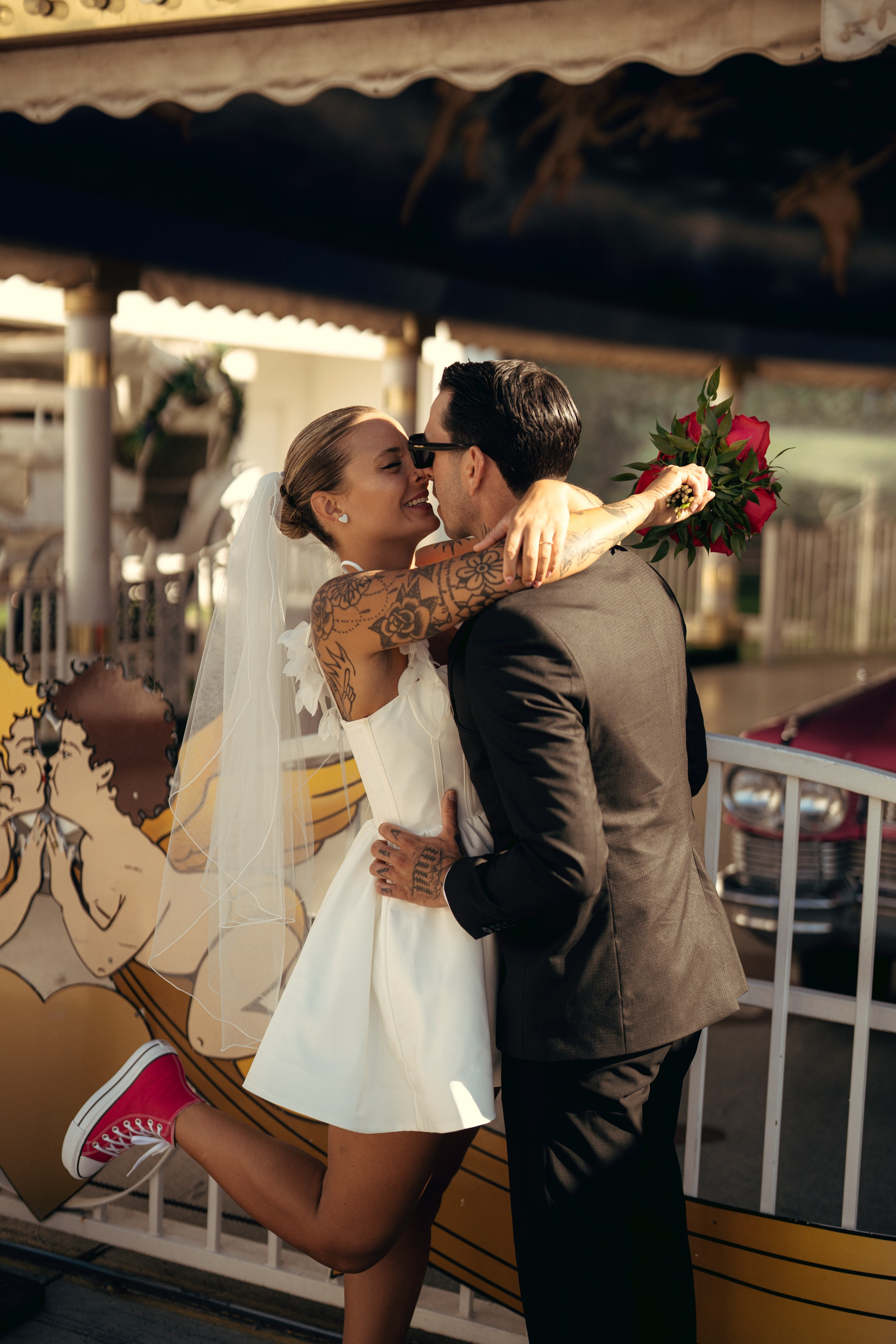 Klara&Marsel. Wedding & elopement photographer Viktoriya Kravtsov. Las Vegas