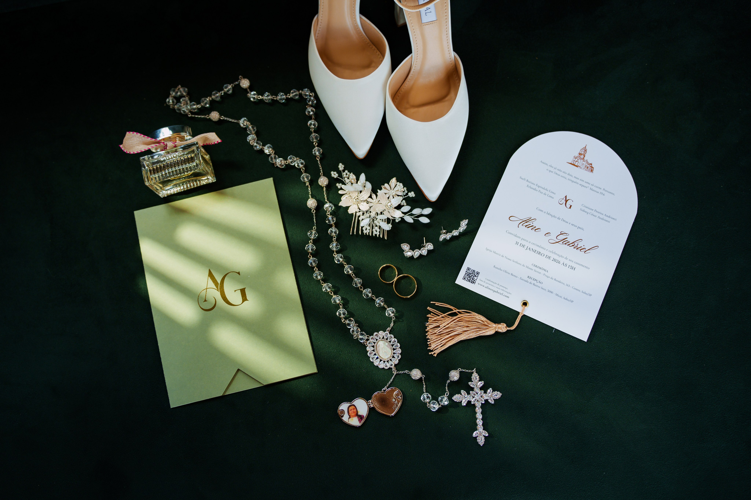 História de Aline & Gabriel. O Casal Dos Noivos