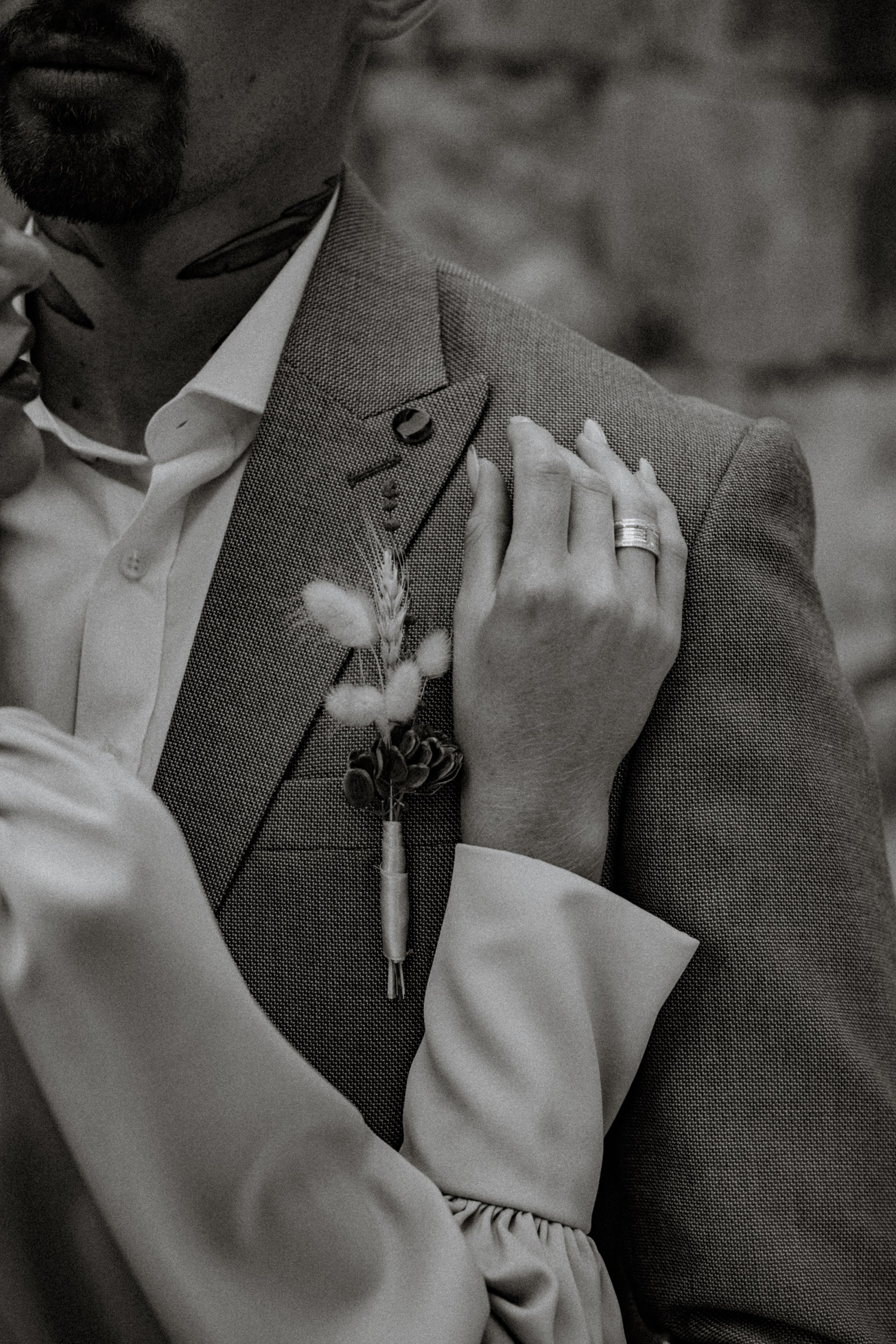 Photographing newlyweds