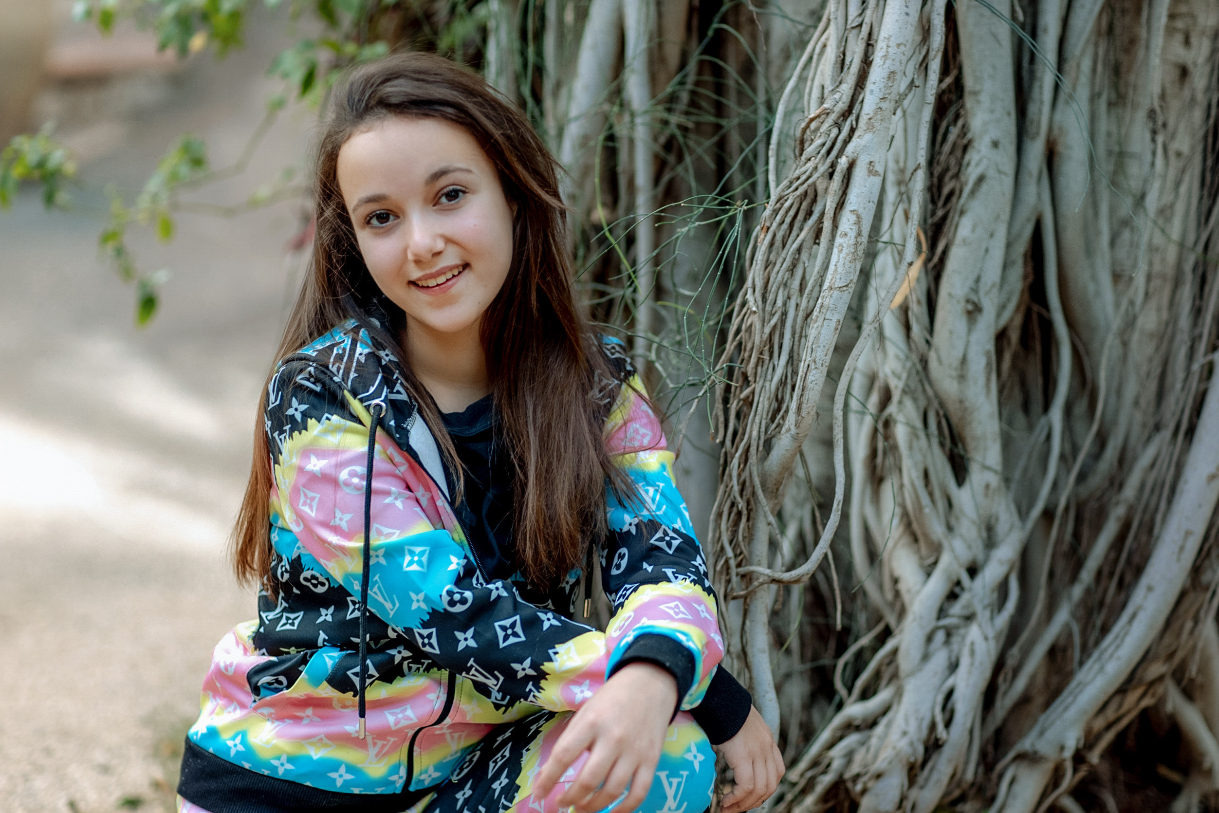 Bat Mitzva. Photoshoot for Diana. Home