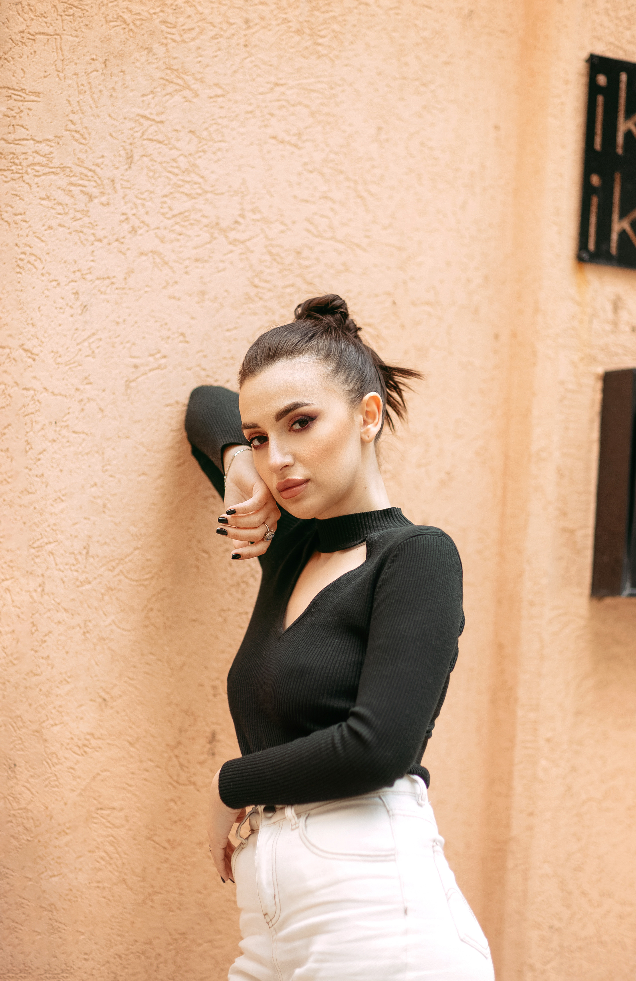 Milena. Street Style photoshooting, Haifa. Home