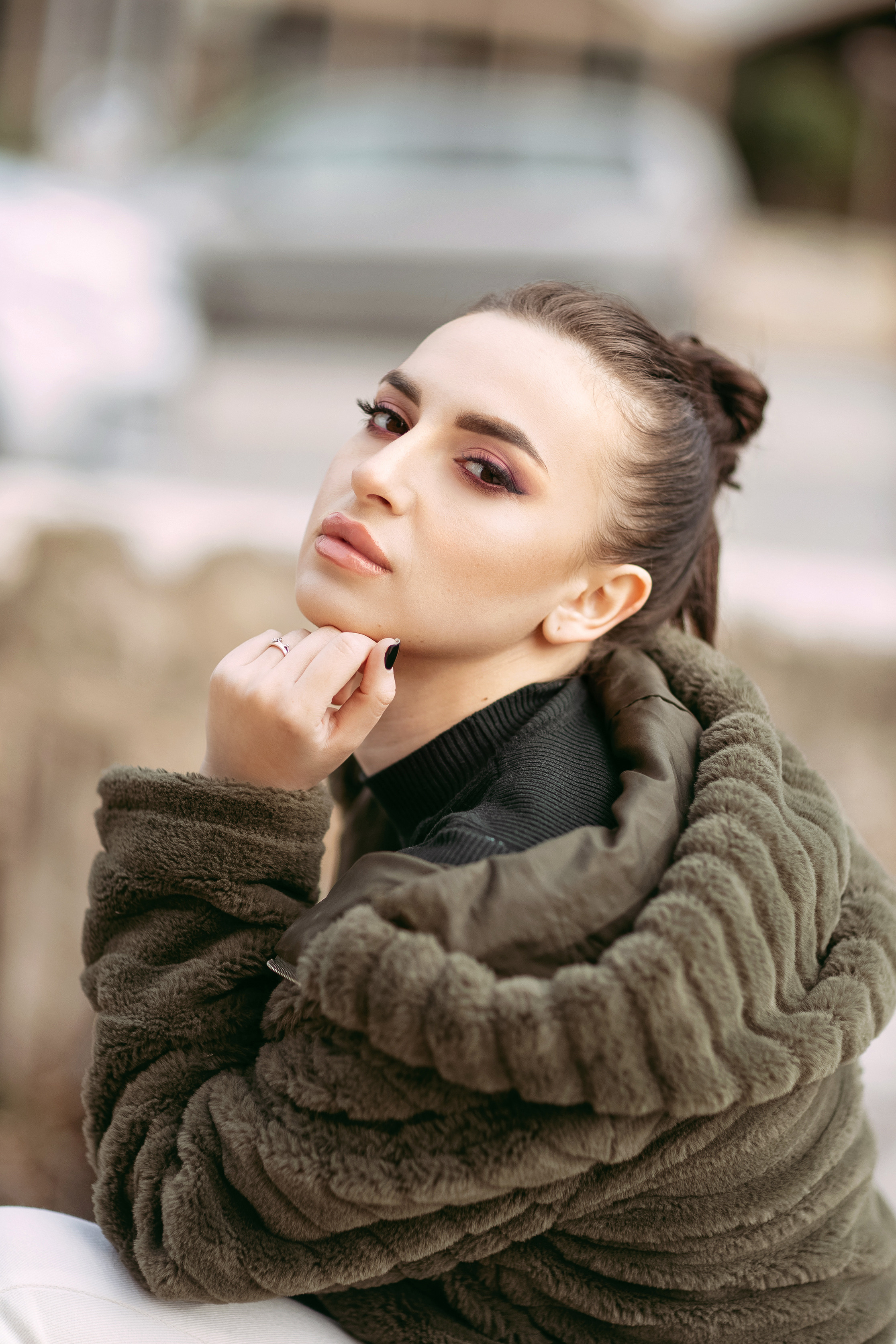 Milena. Street Style photoshooting, Haifa. Home