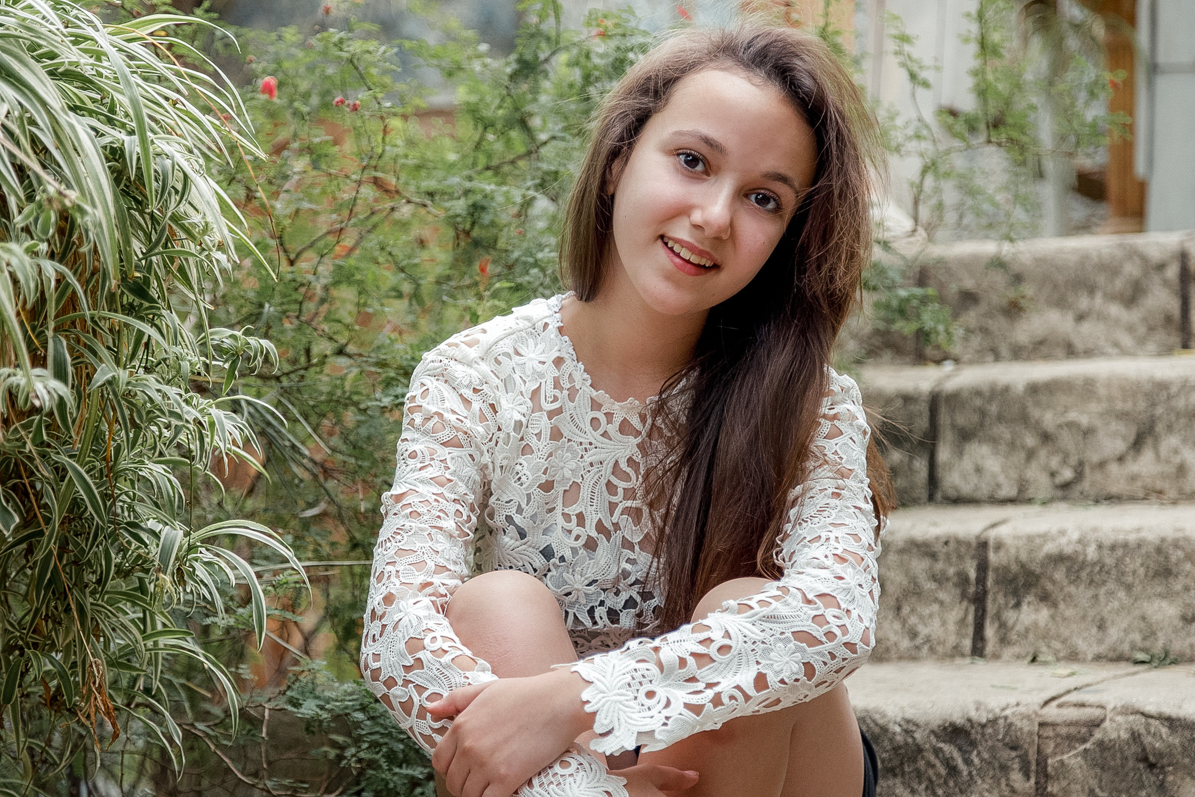 Bat Mitzva. Photoshoot for Diana. Home