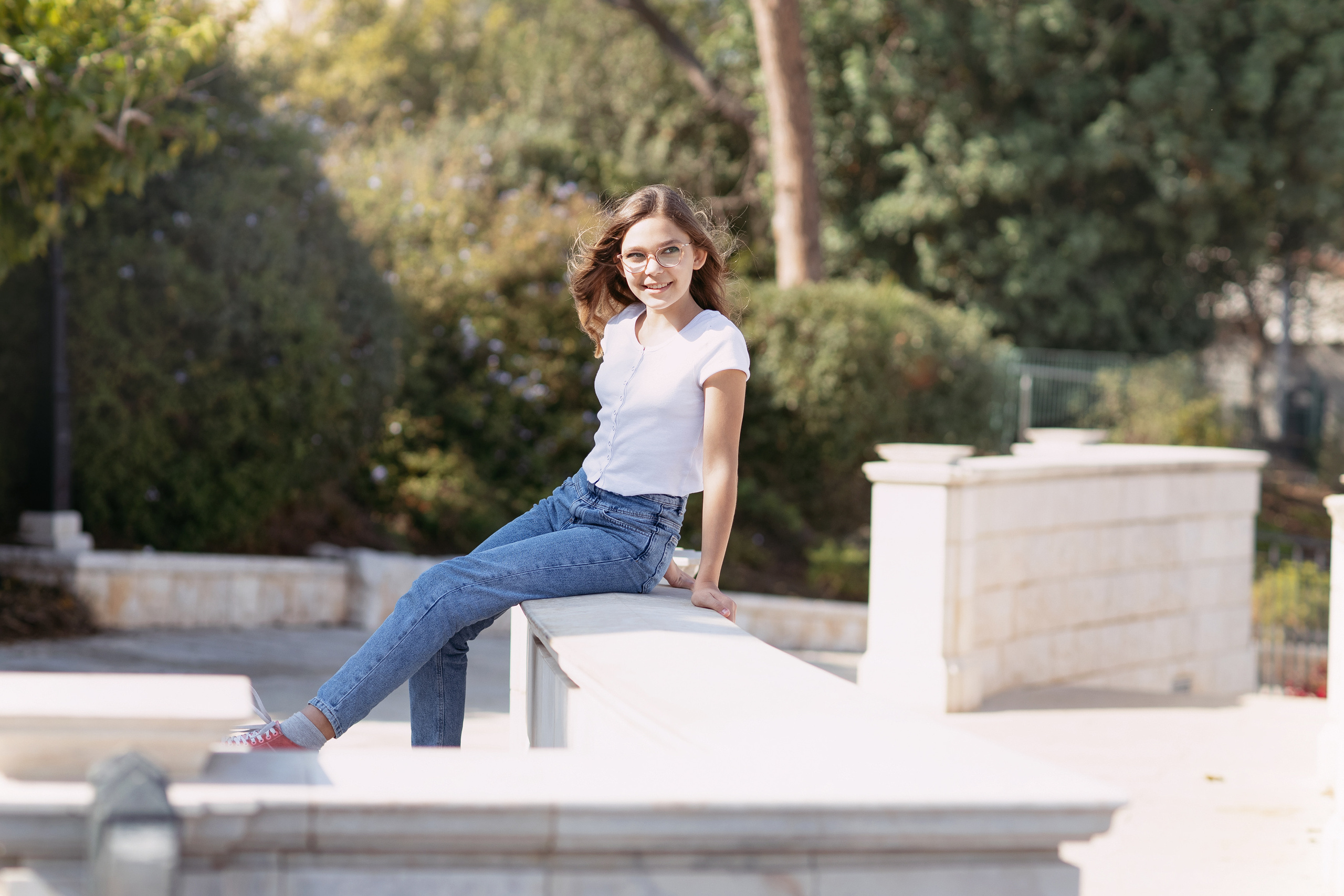 Фотосессия прогулка для именинницы Миланы. Home