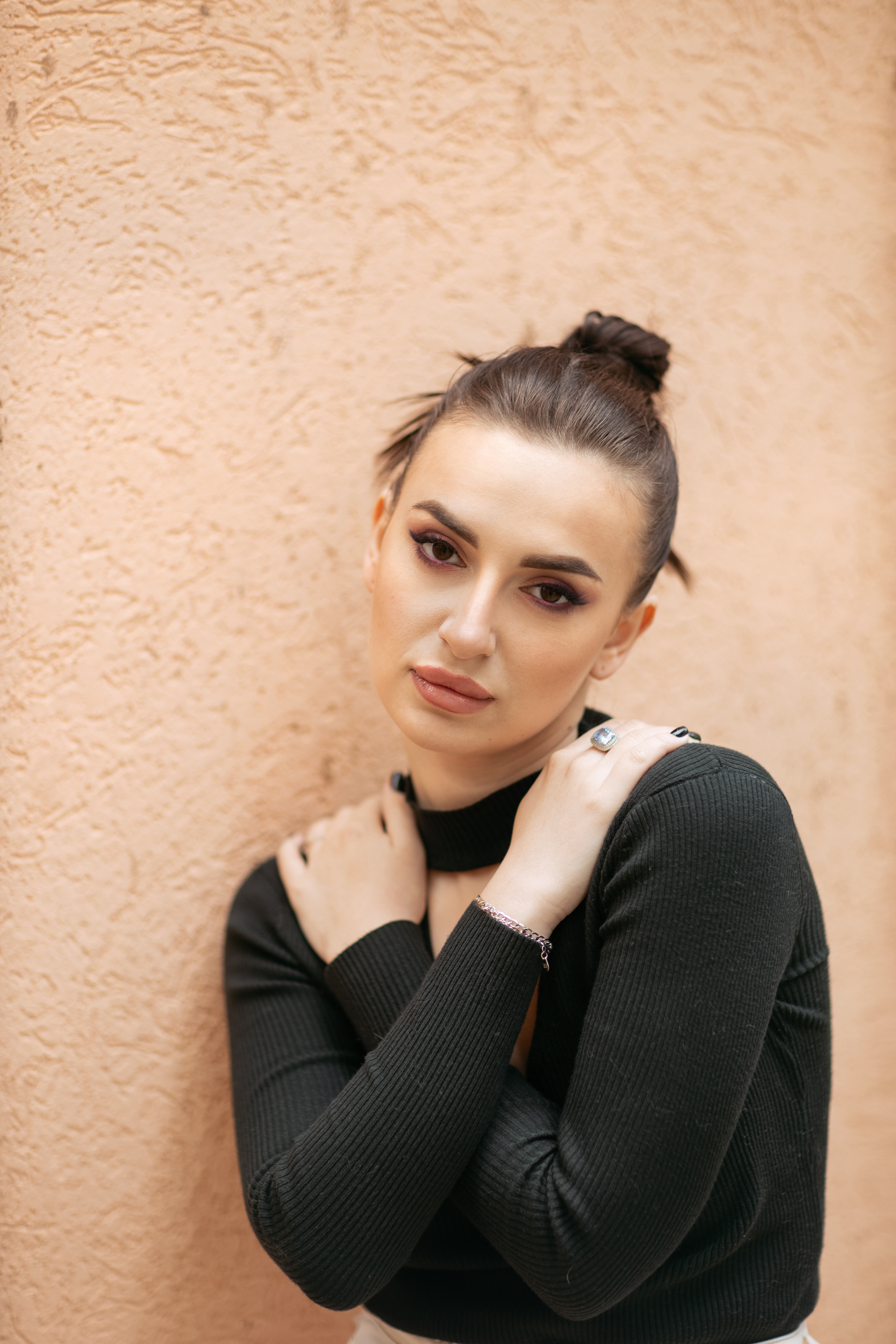 Milena. Street Style photoshooting, Haifa. Home