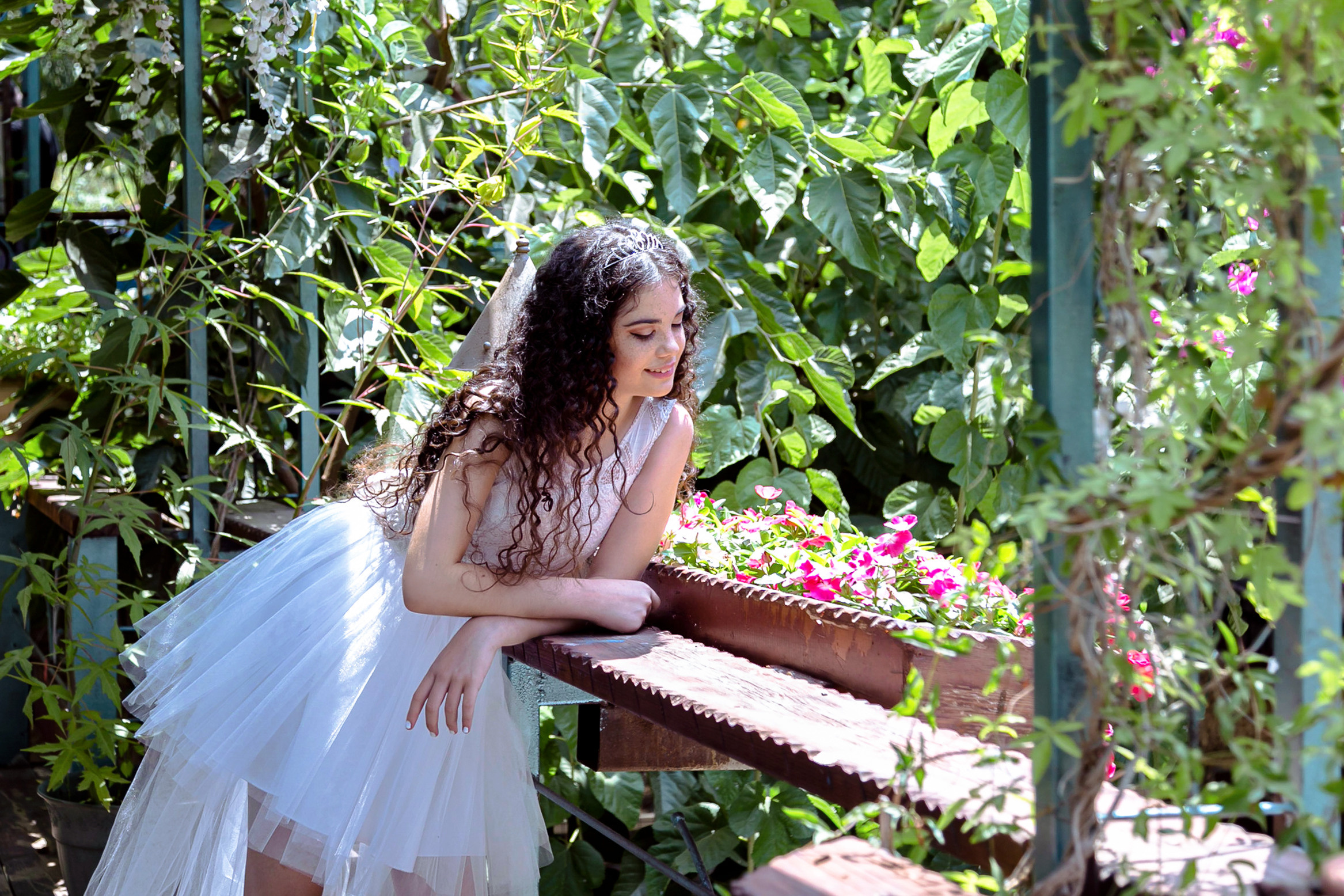 Bat Mitzva. Photoshoot for Vika. Home