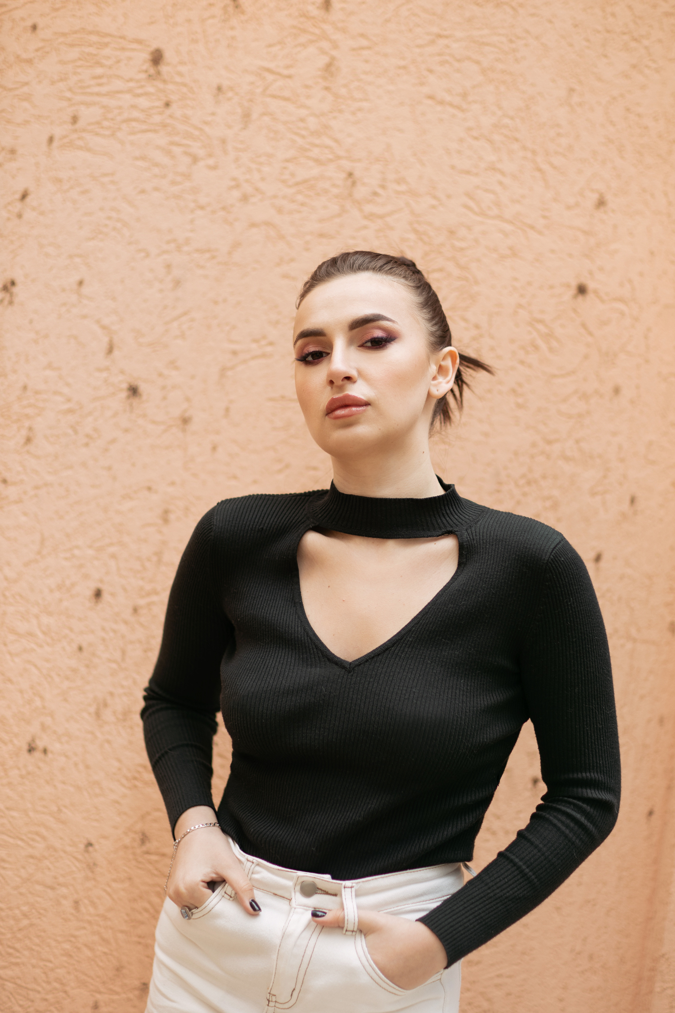 Milena. Street Style photoshooting, Haifa. Home