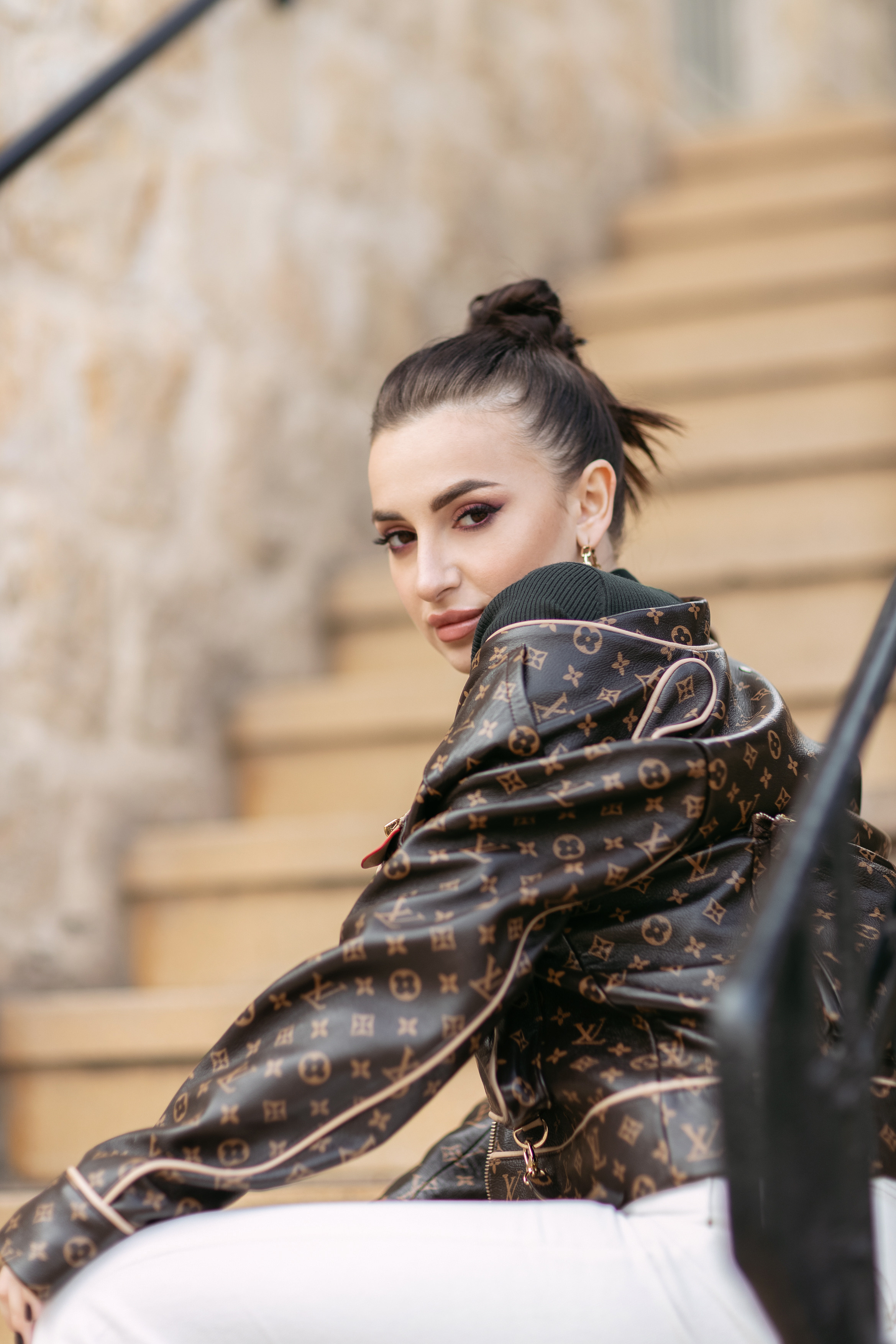 Milena. Street Style photoshooting, Haifa. Home