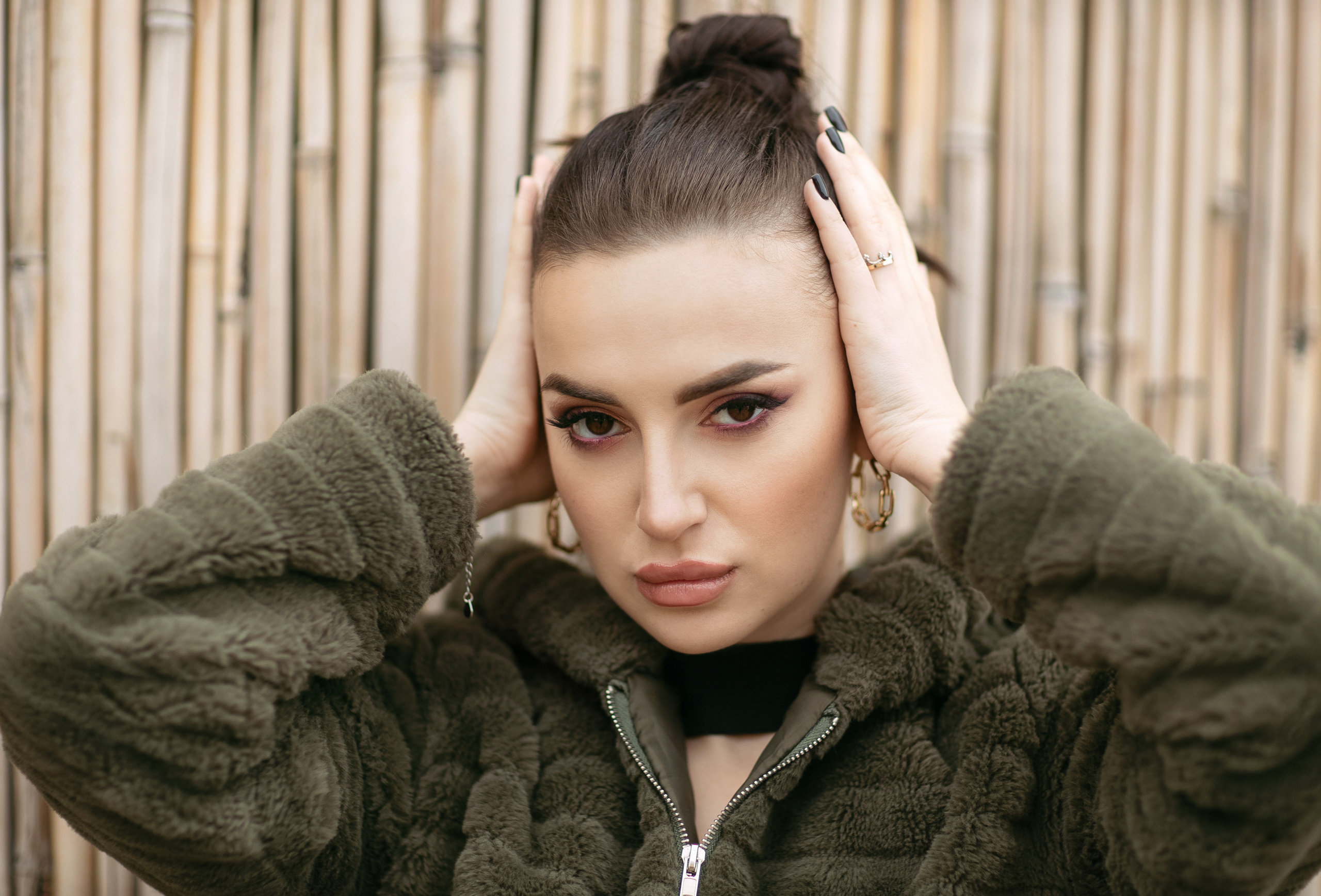 Milena. Street Style photoshooting, Haifa. Home