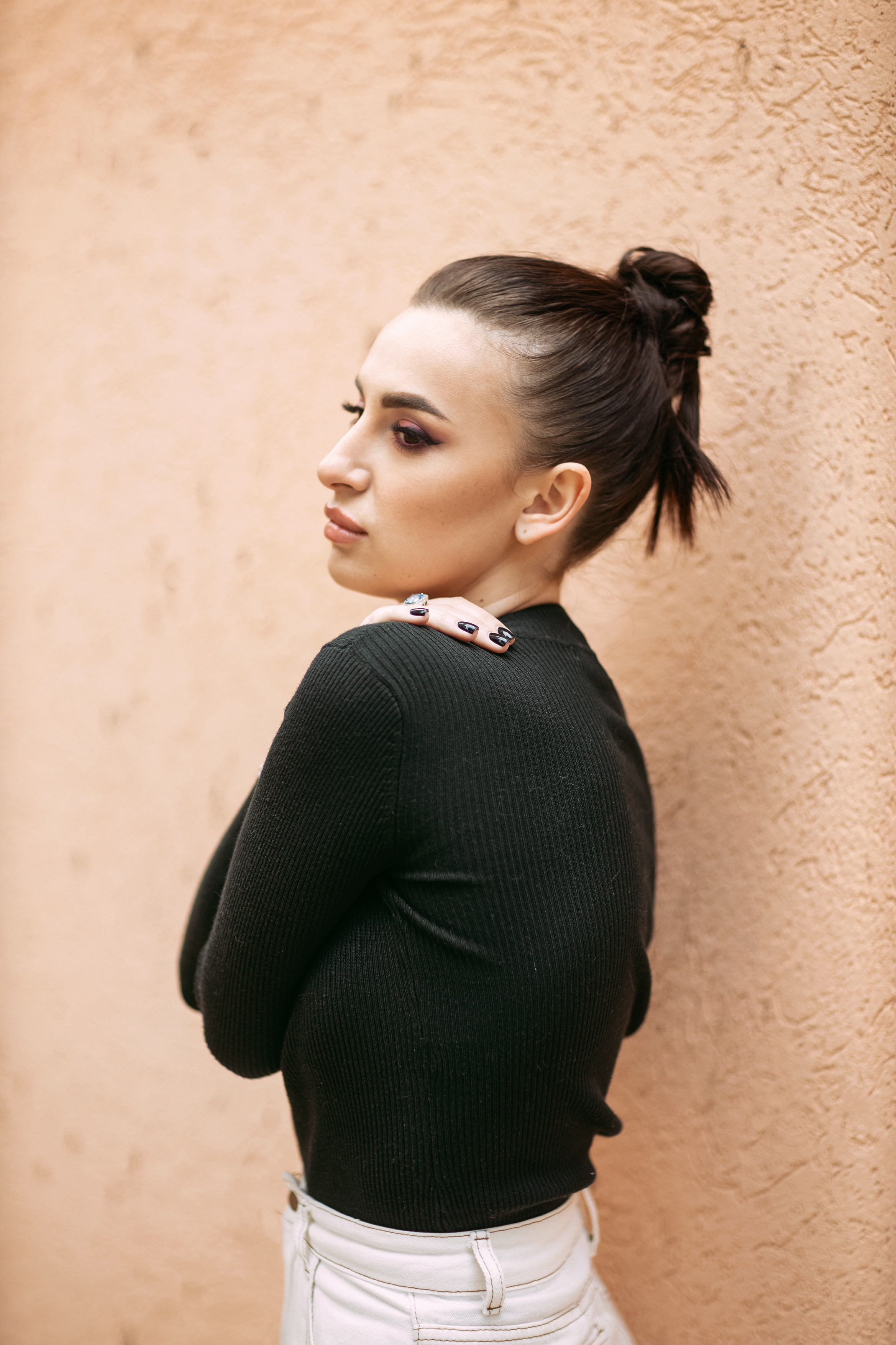 Milena. Street Style photoshooting, Haifa. Home