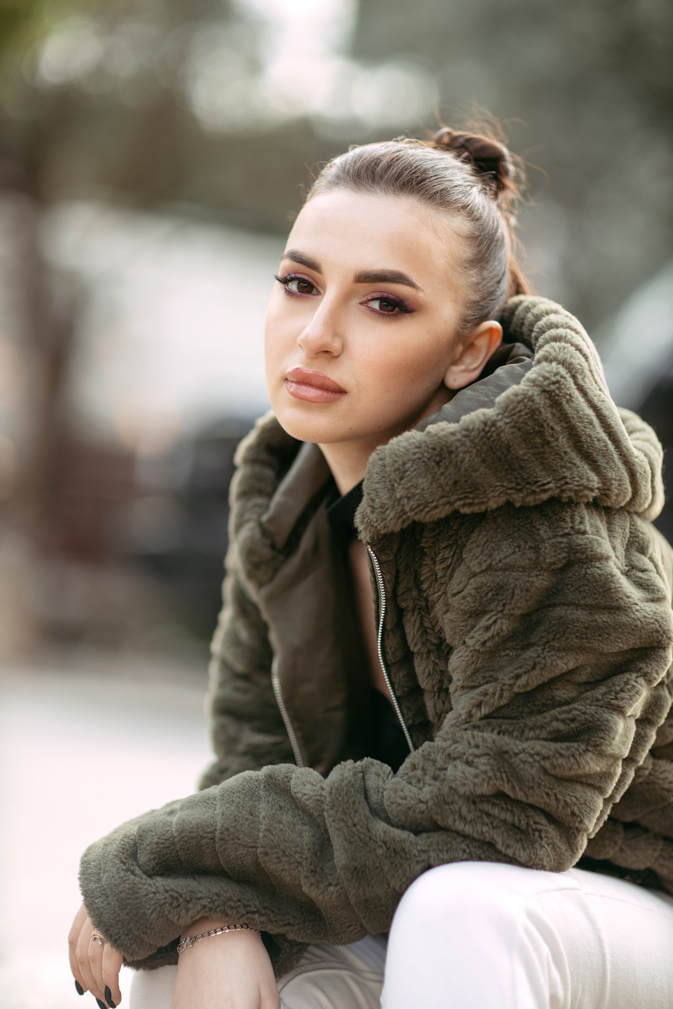 Milena. Street Style photoshooting, Haifa. Home