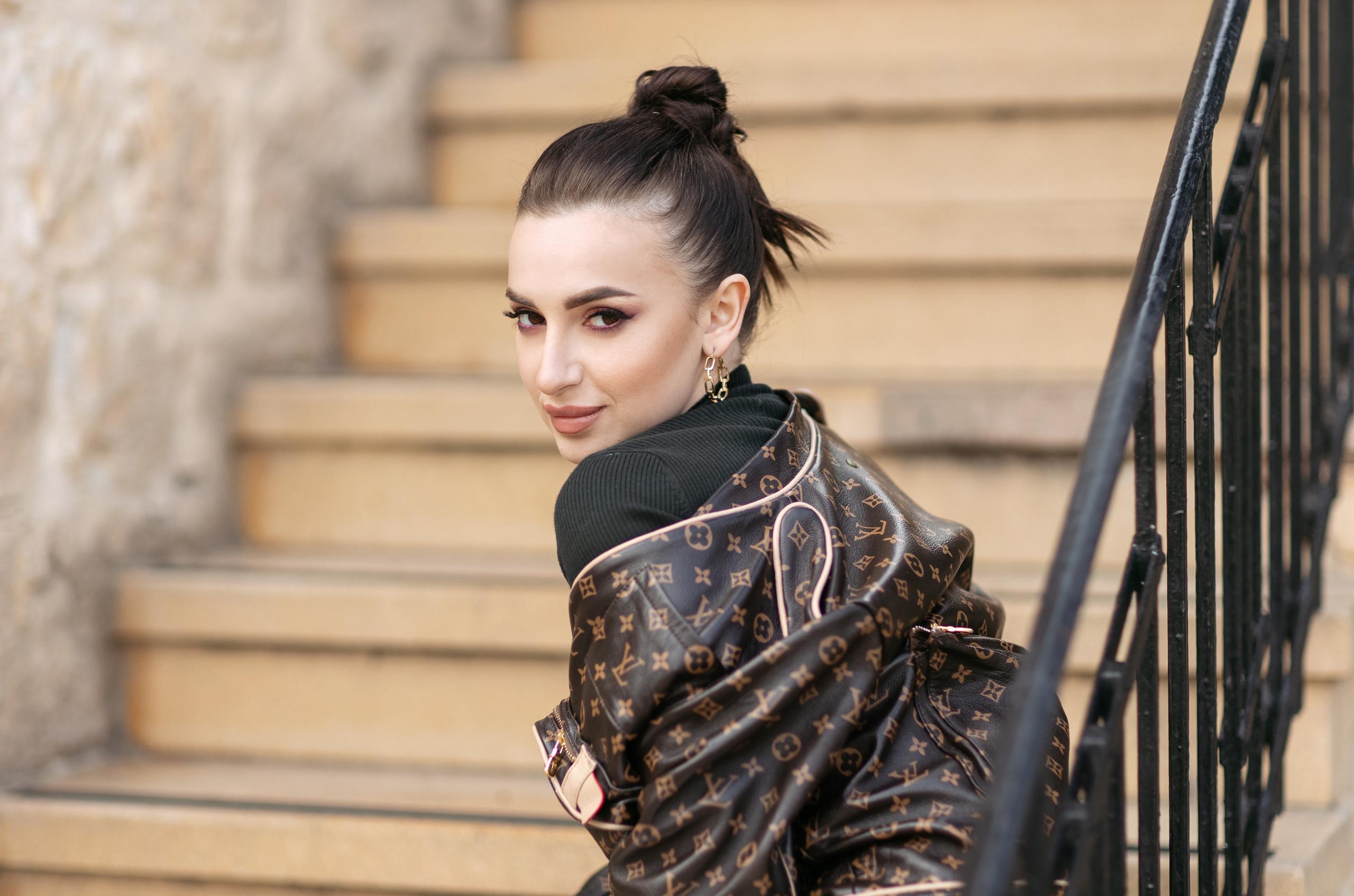 Milena. Street Style photoshooting, Haifa. Home