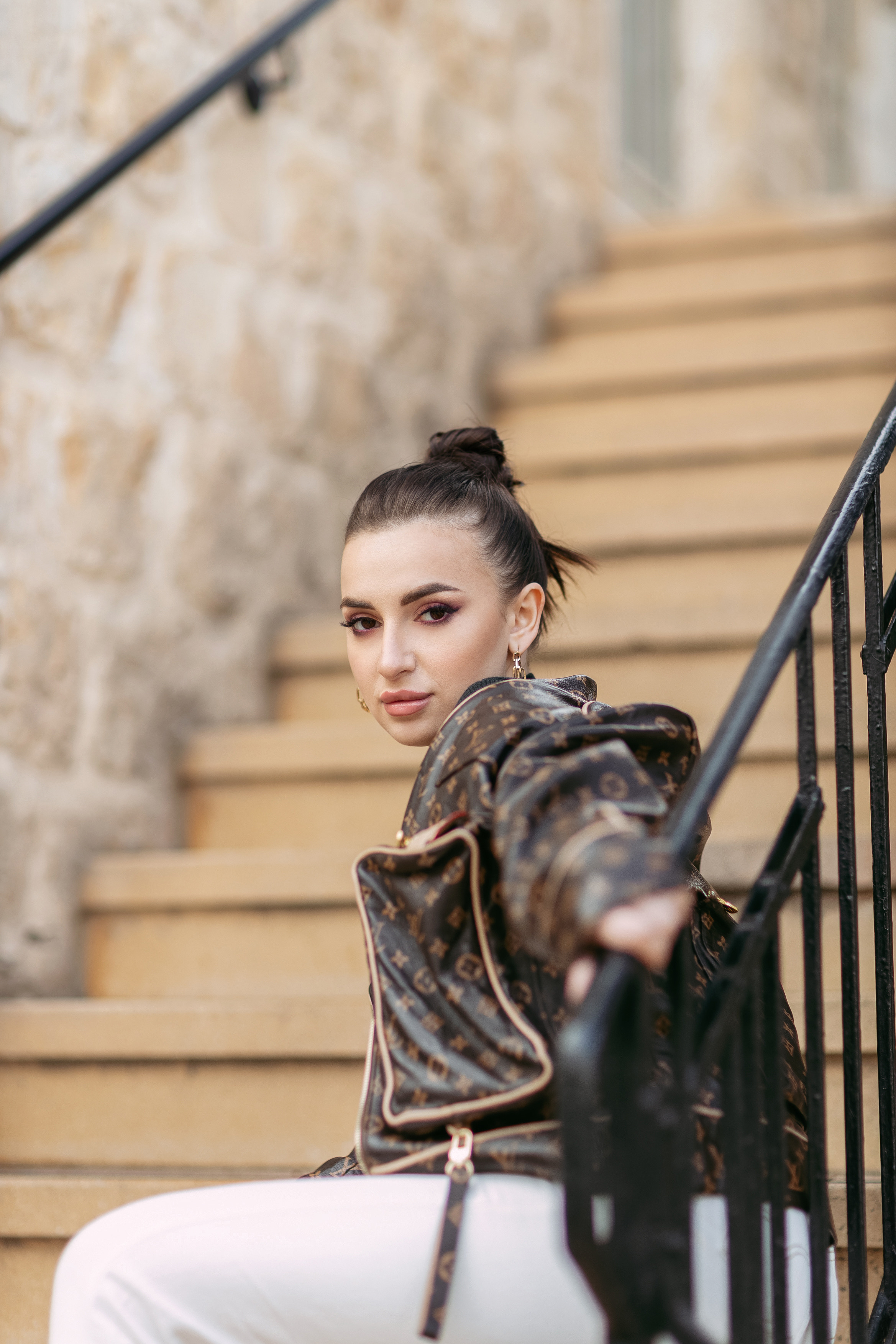 Milena. Street Style photoshooting, Haifa. Home