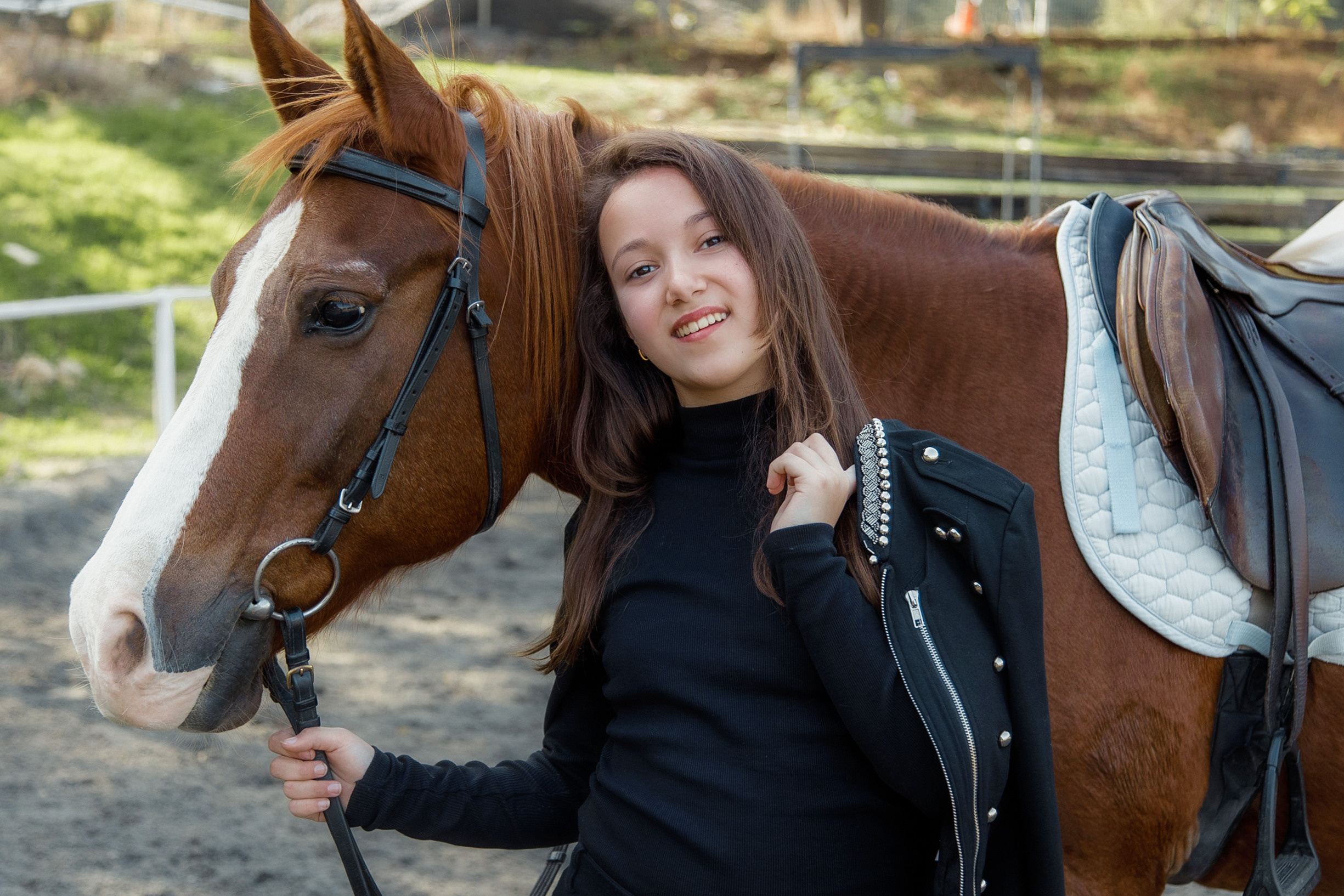 Bat Mitzva. Photoshoot for Diana. Home