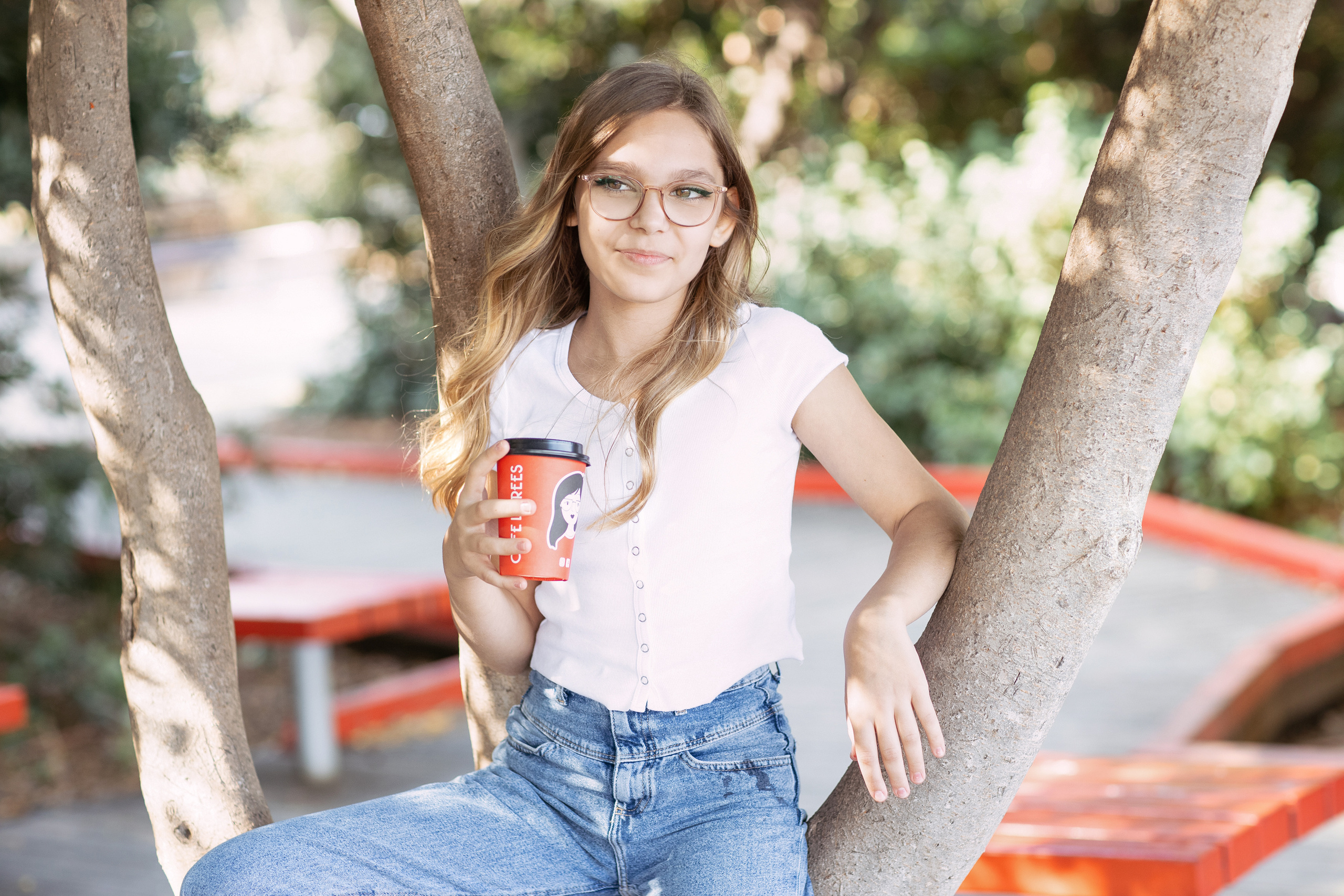 Фотосессия прогулка для именинницы Миланы. Home