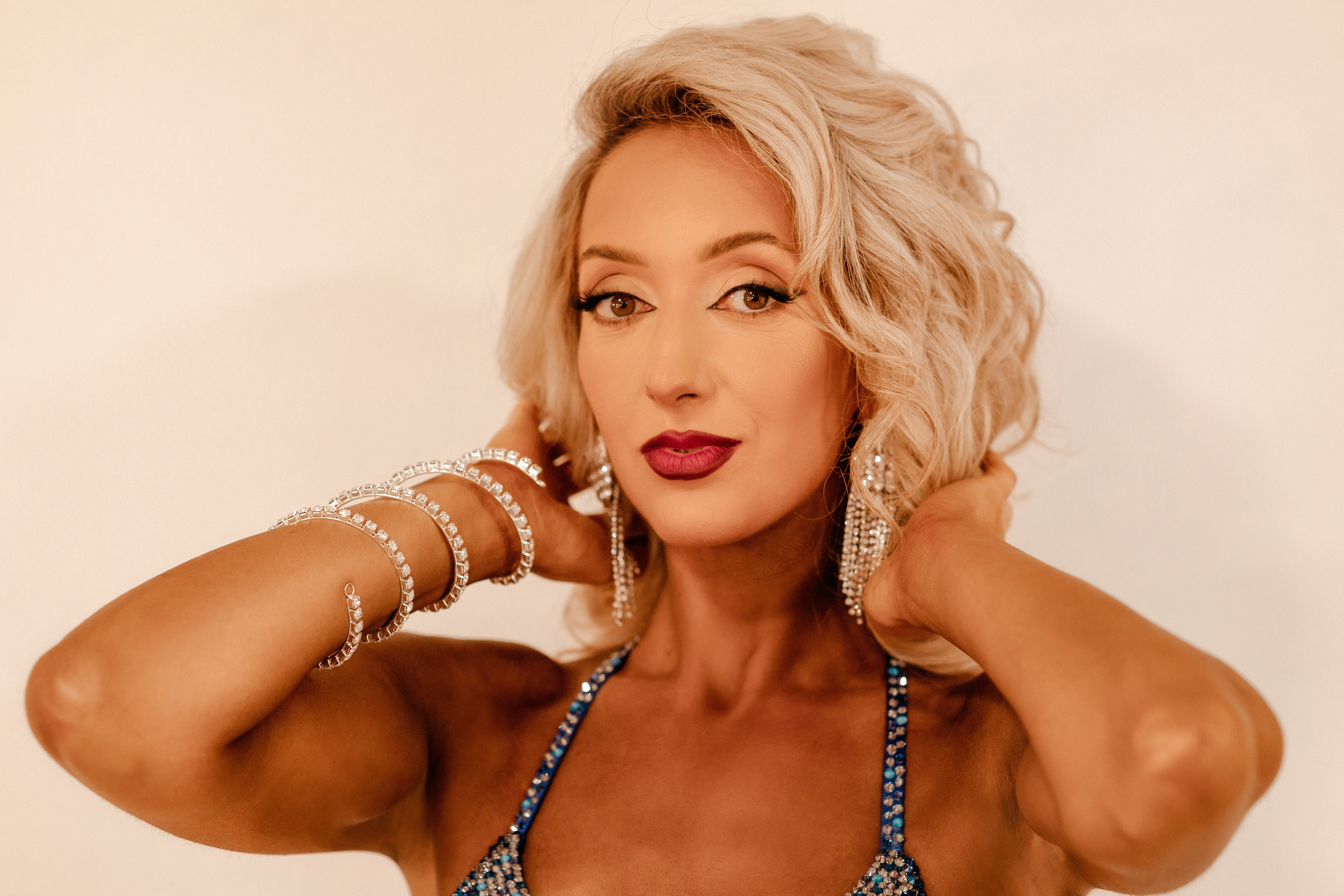 Portrait Shooting at the competition «Miss Bikini» for Alina. Home