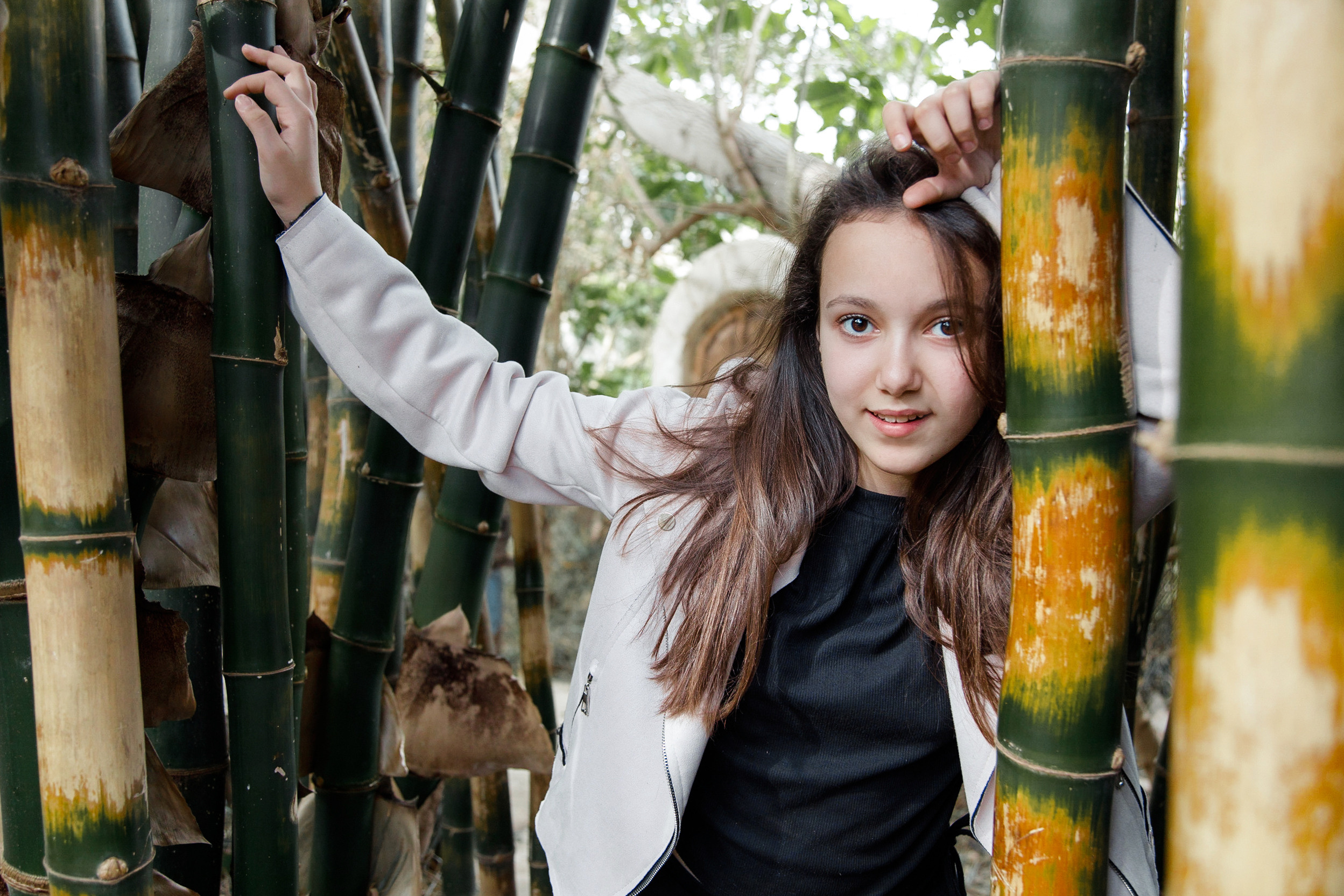 Bat Mitzva. Photoshoot for Diana. Home