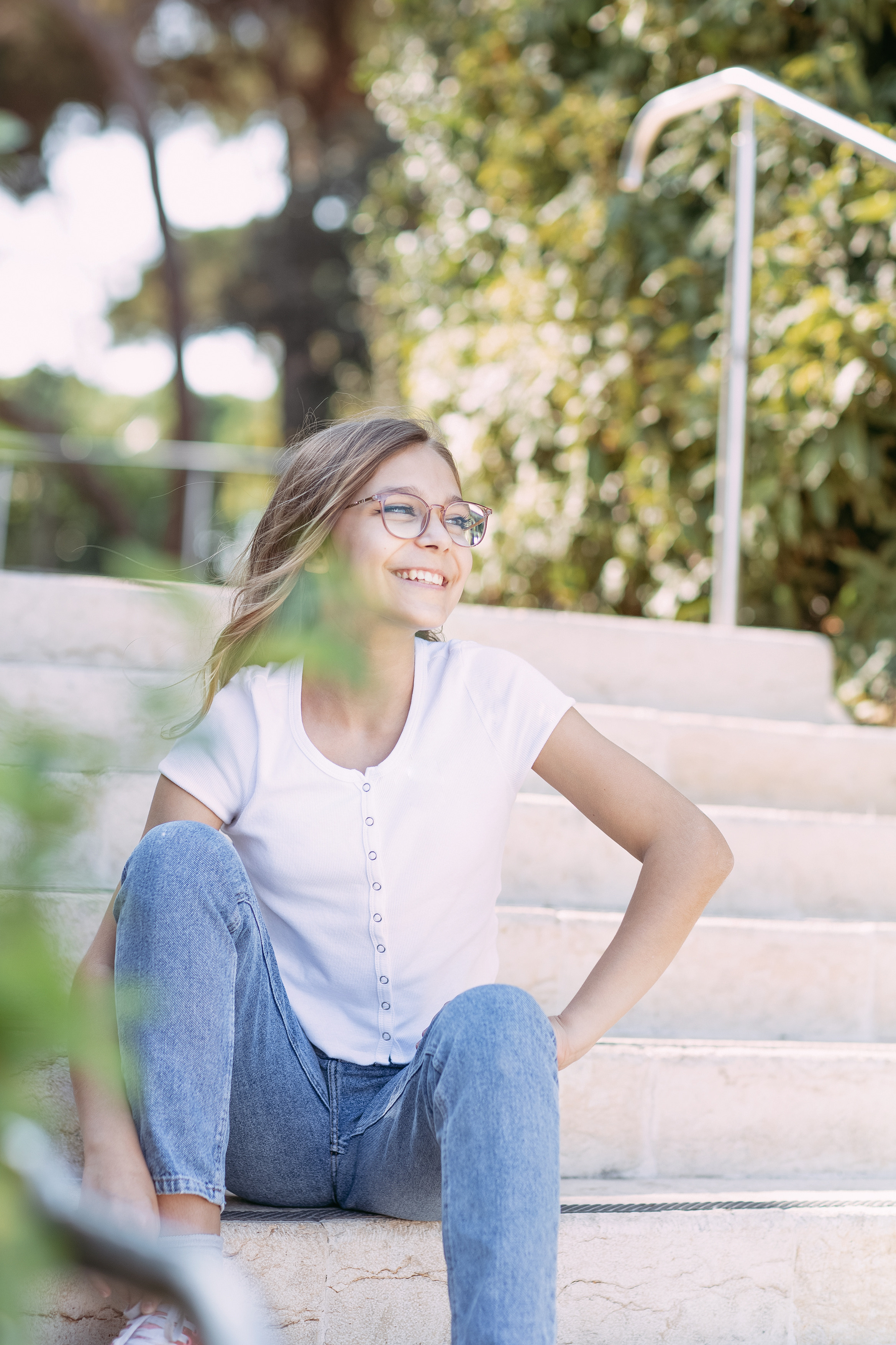 Фотосессия прогулка для именинницы Миланы. Home