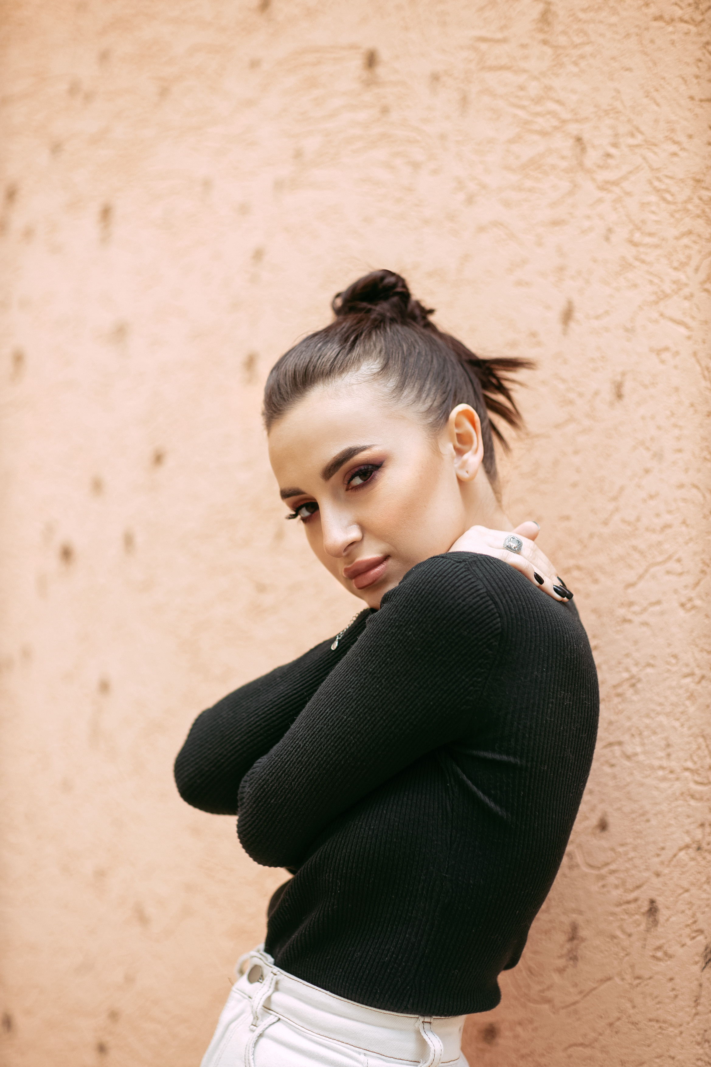 Milena. Street Style photoshooting, Haifa. Home