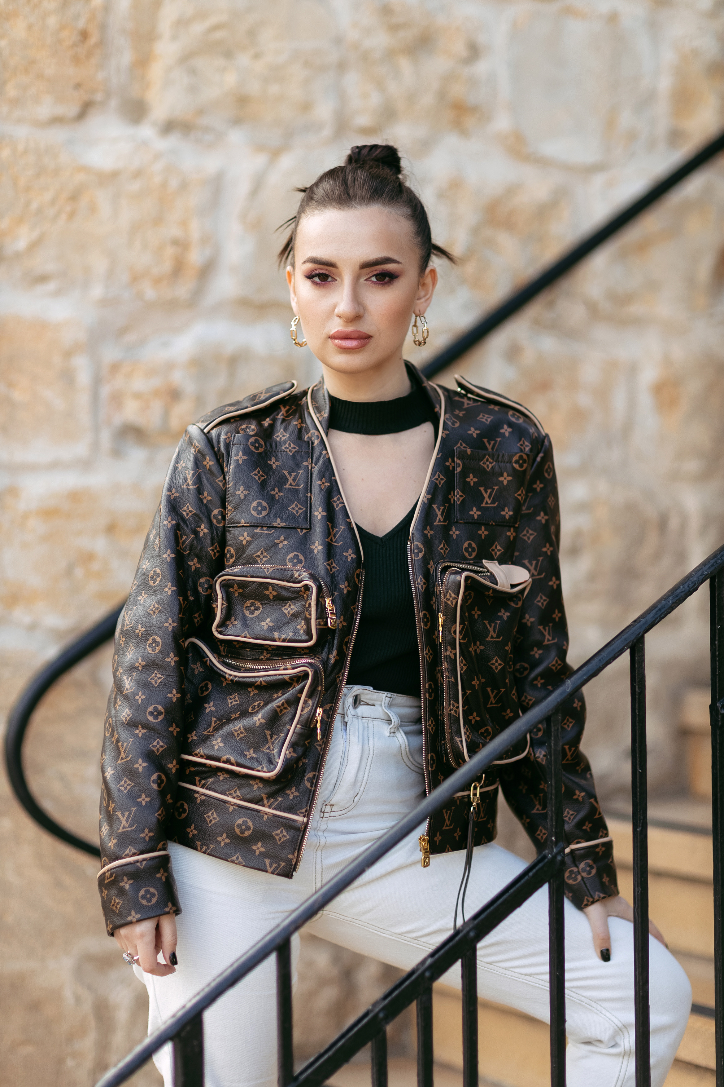 Milena. Street Style photoshooting, Haifa. Home