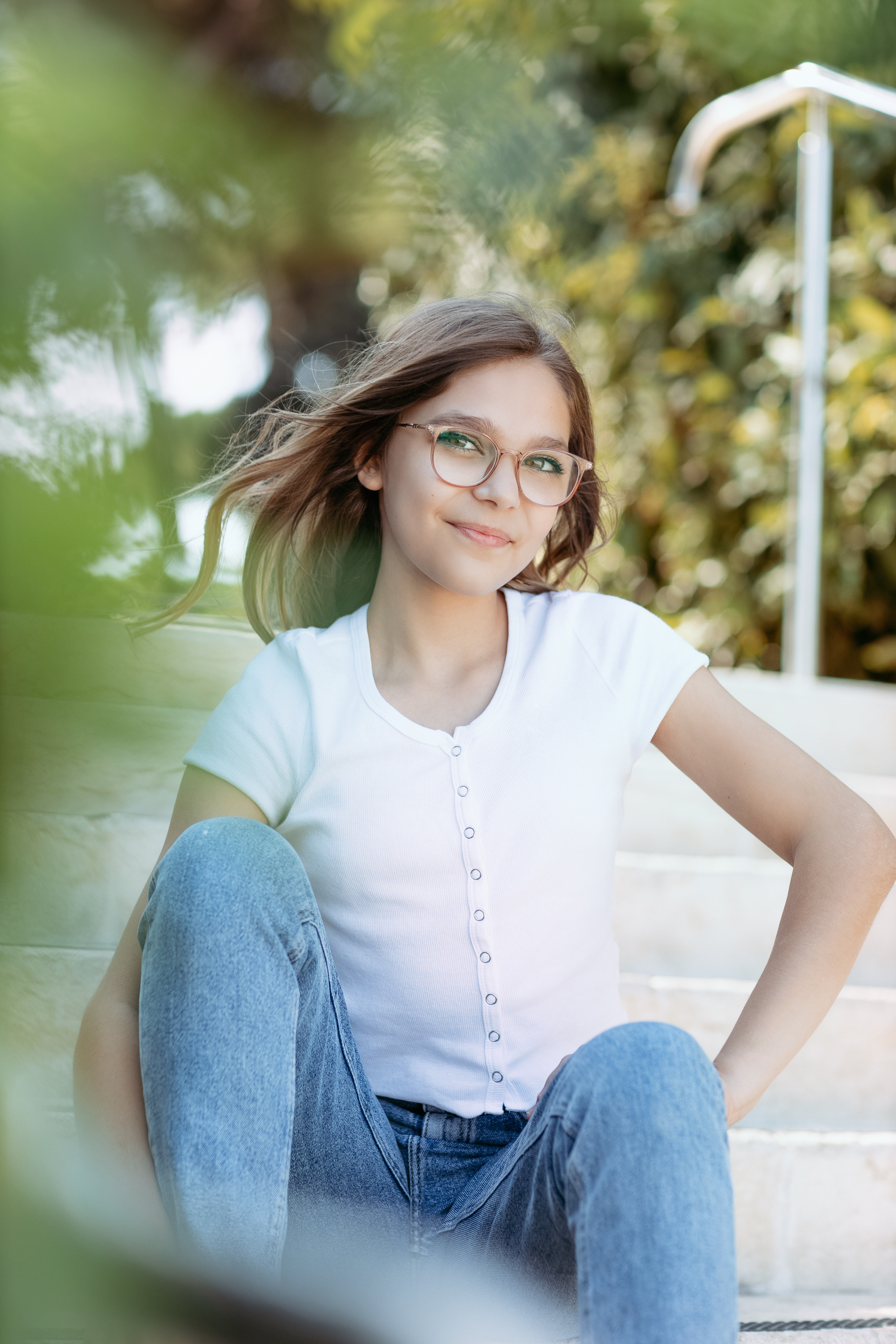 Фотосессия прогулка для именинницы Миланы. Home