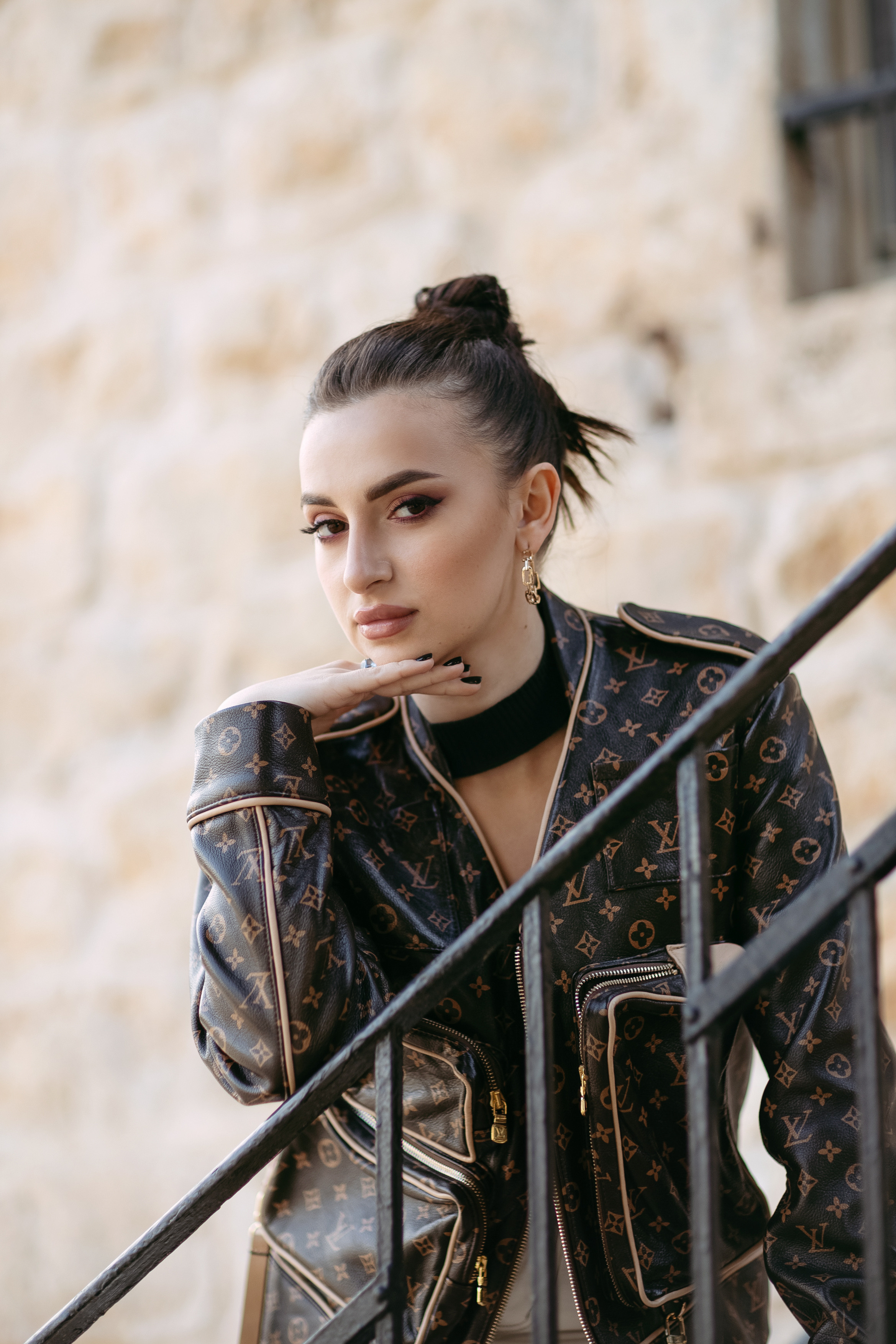 Milena. Street Style photoshooting, Haifa. Home