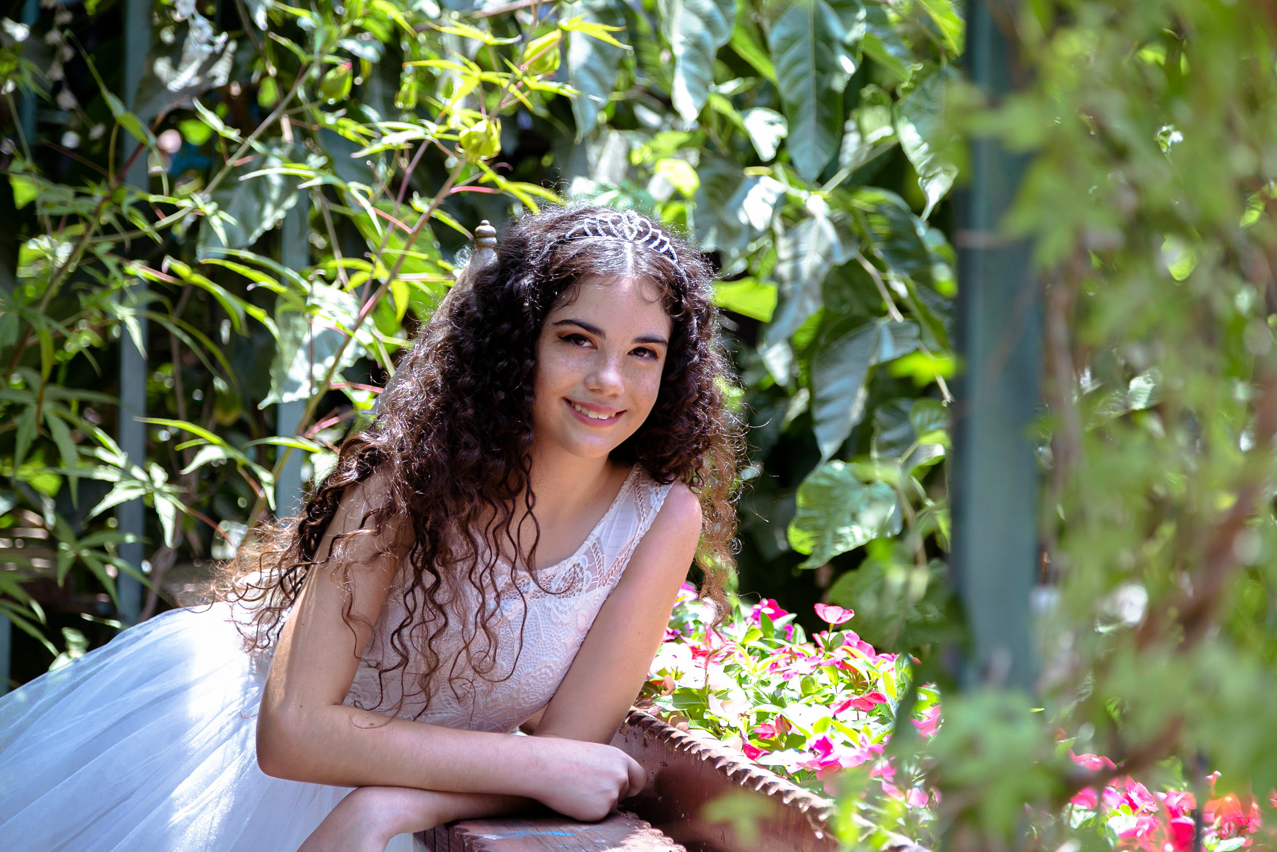 Bat Mitzva. Photoshoot for Vika. Home