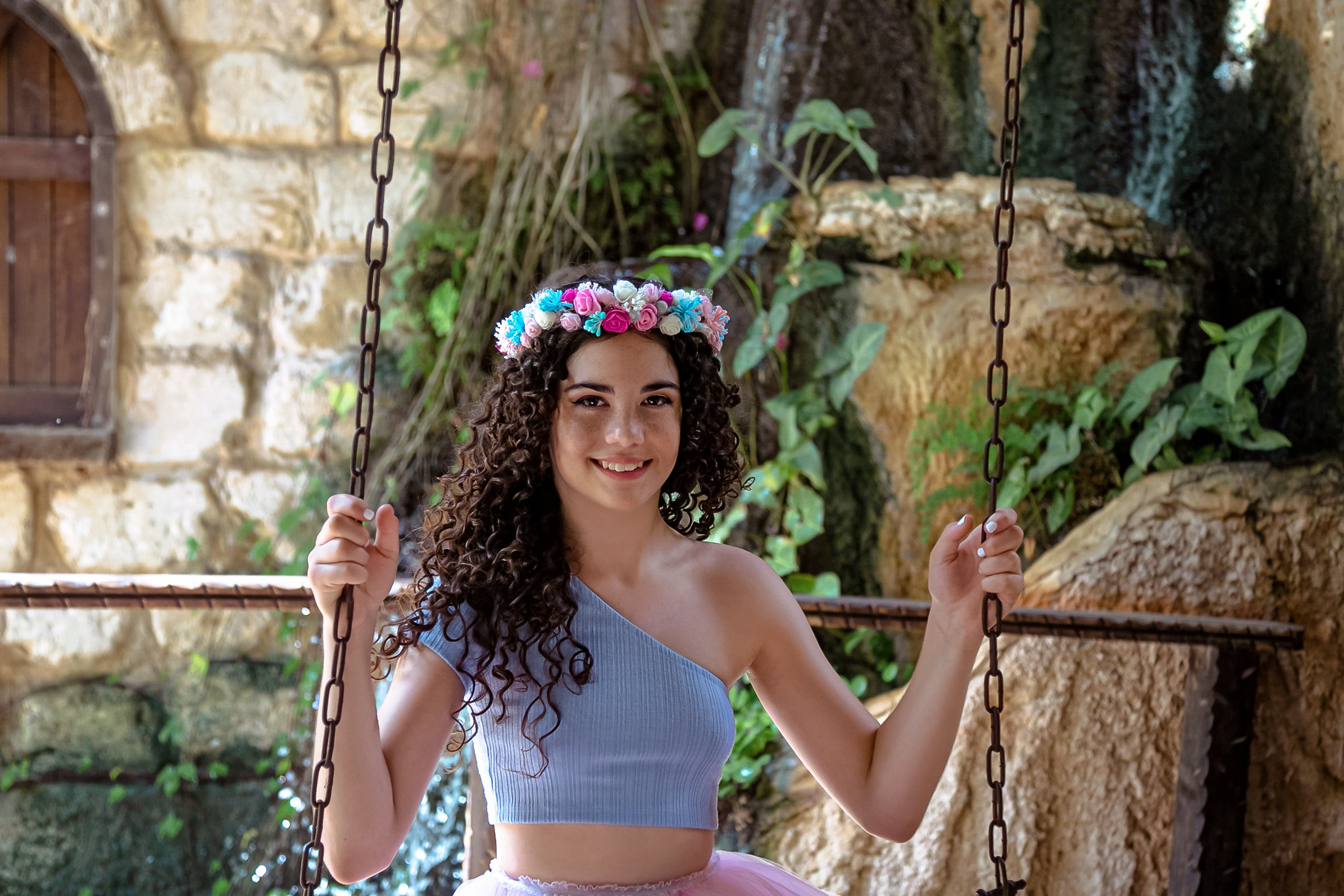 Bat Mitzva. Photoshoot for Vika. Home