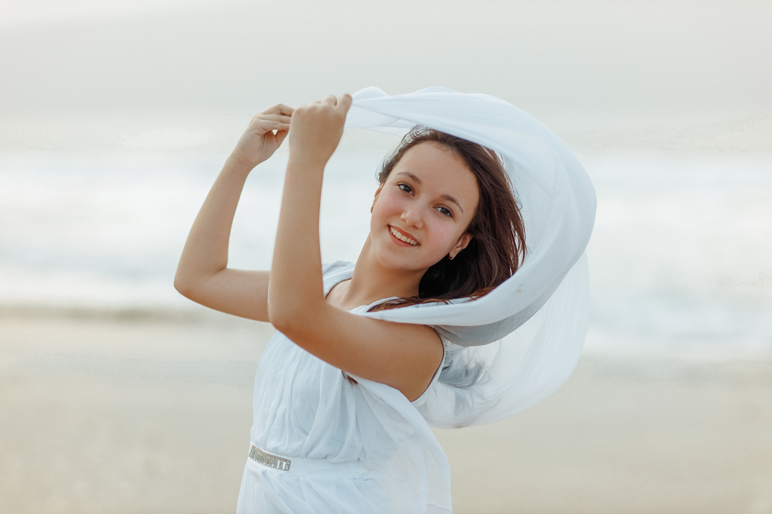 Bat Mitzva. Photoshoot for Diana. Home