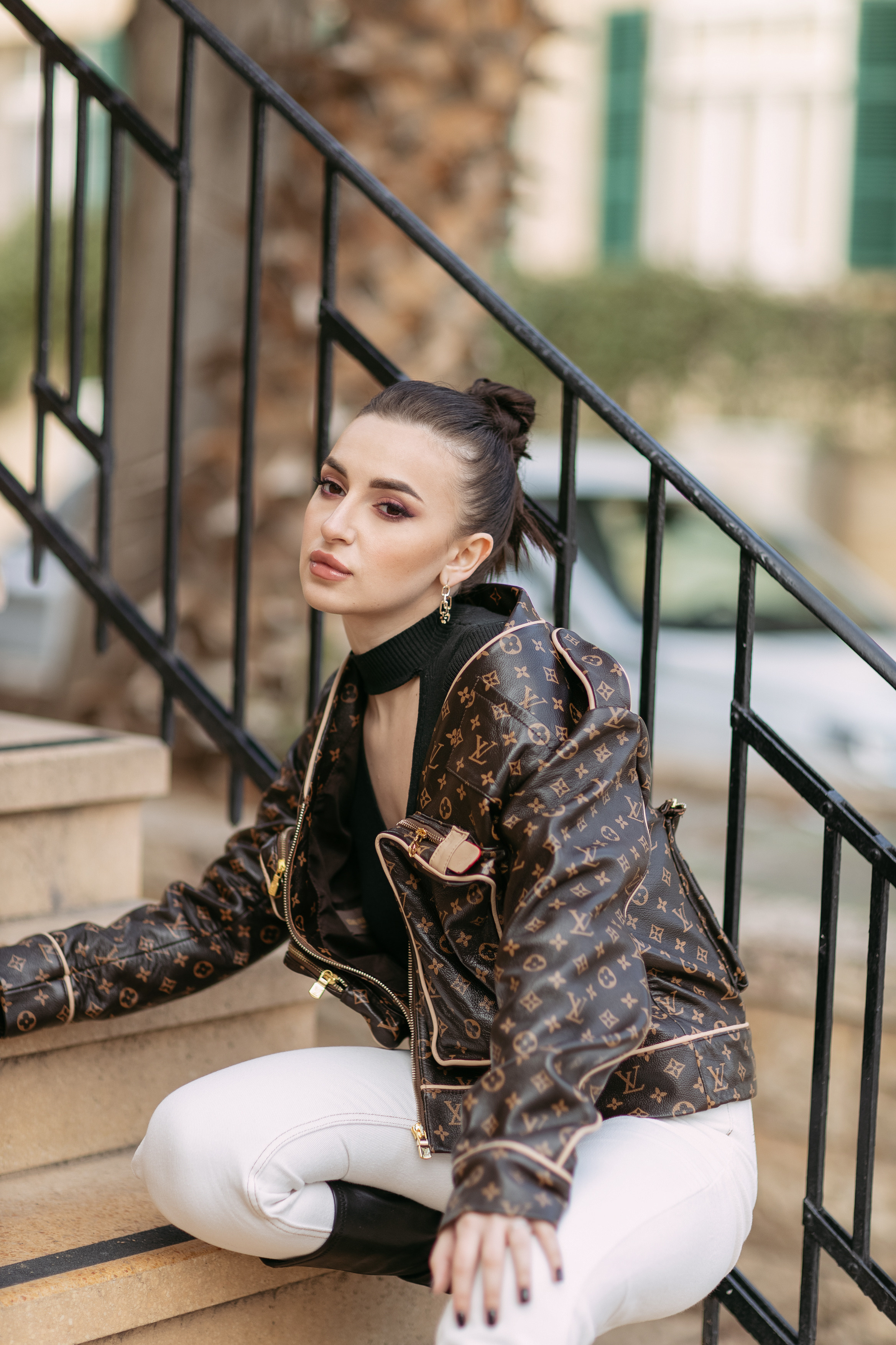 Milena. Street Style photoshooting, Haifa. Home