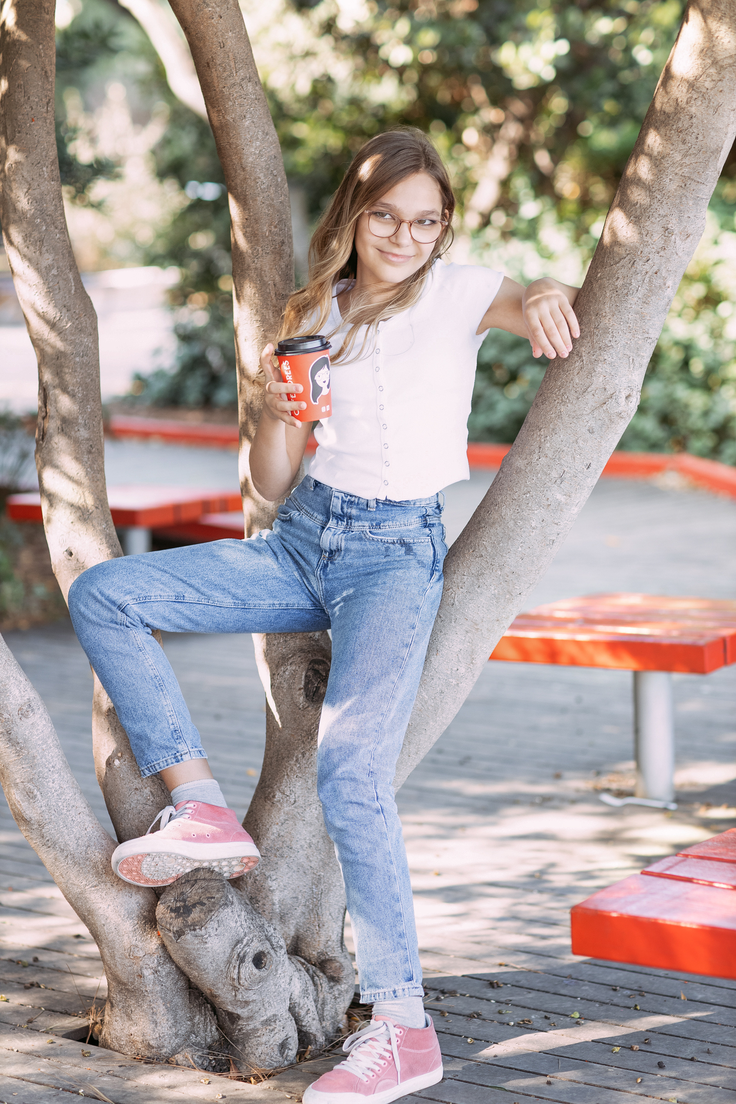 Фотосессия прогулка для именинницы Миланы. Home