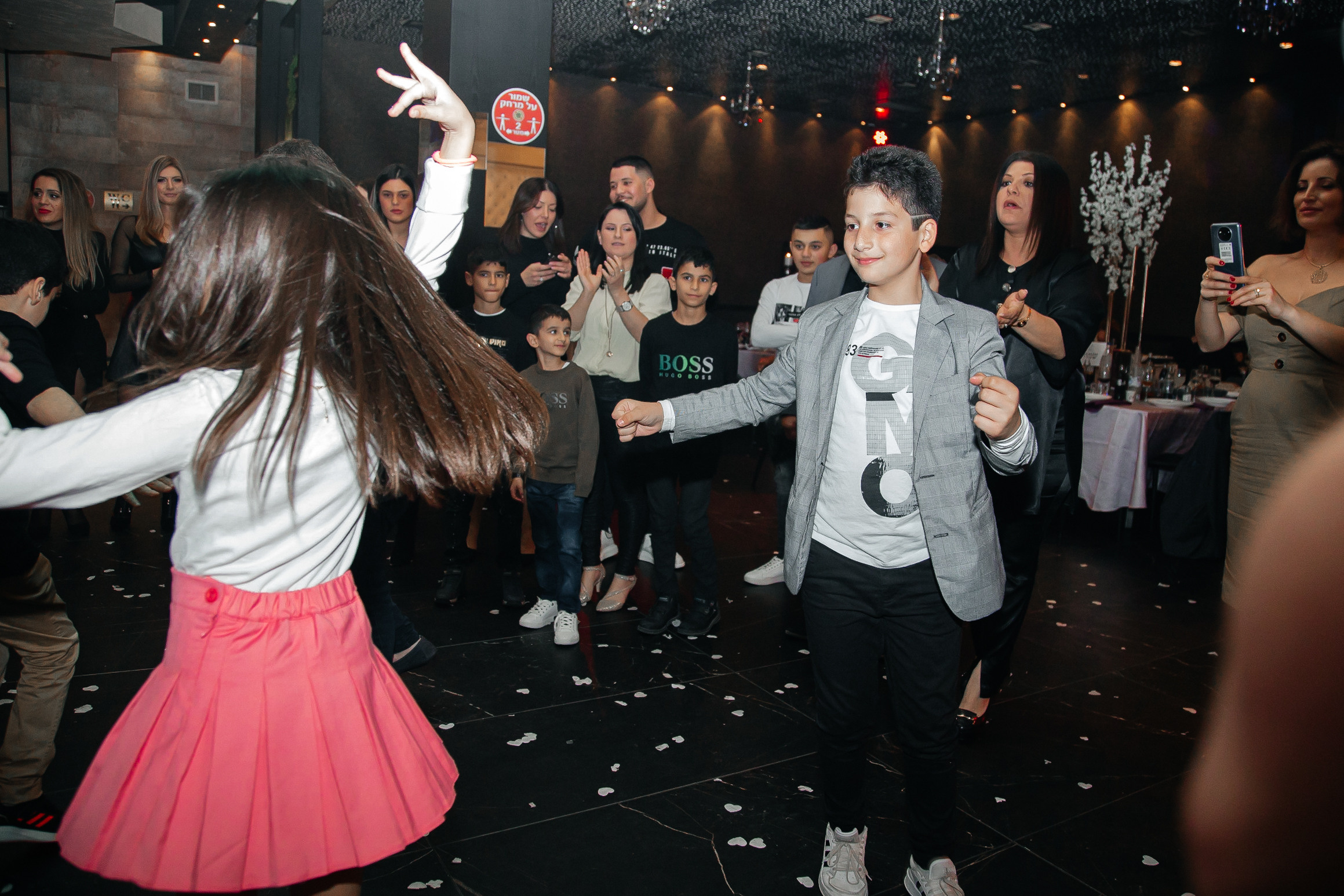 Bat Mizva celebration. Elina. Home