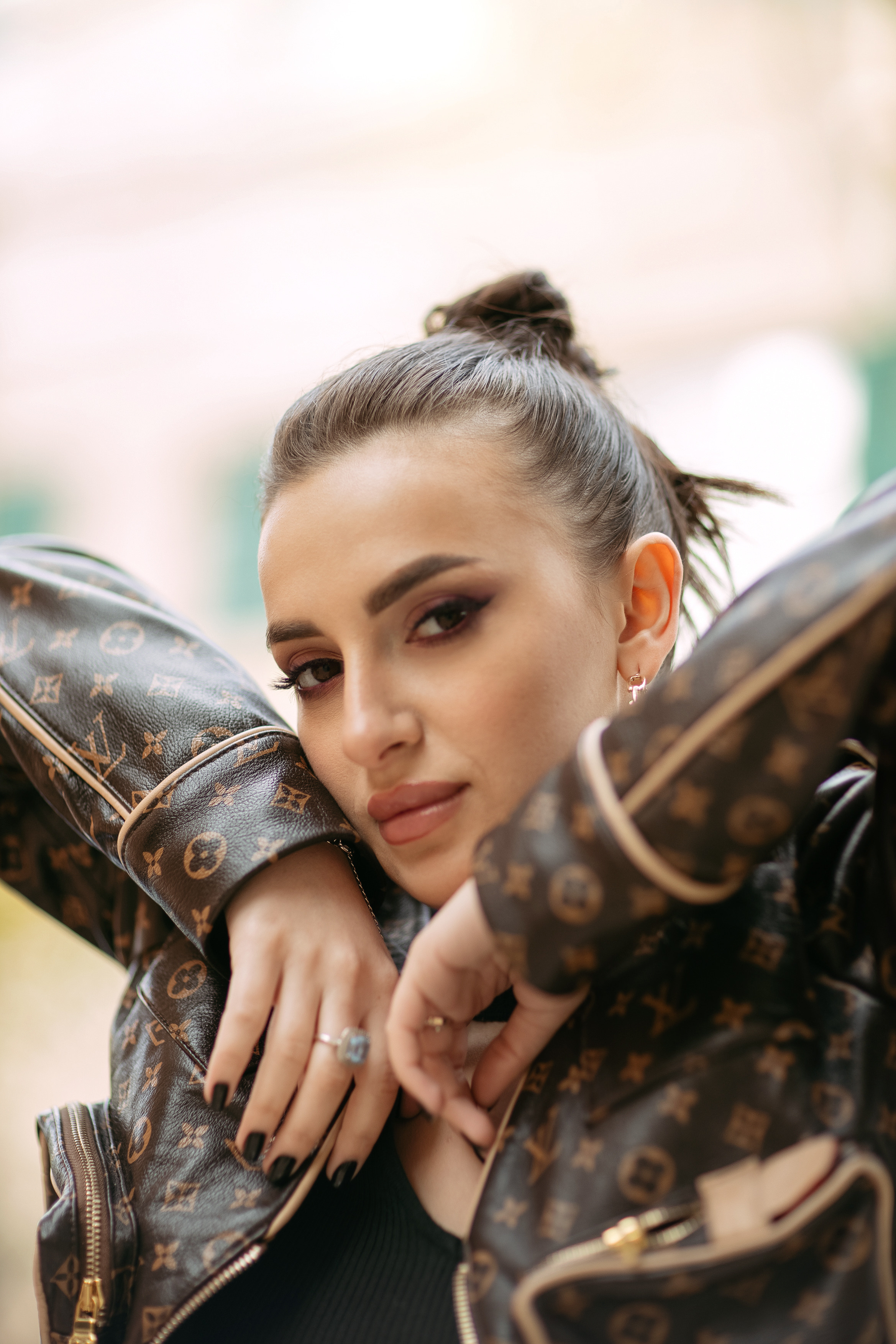 Milena. Street Style photoshooting, Haifa. Home