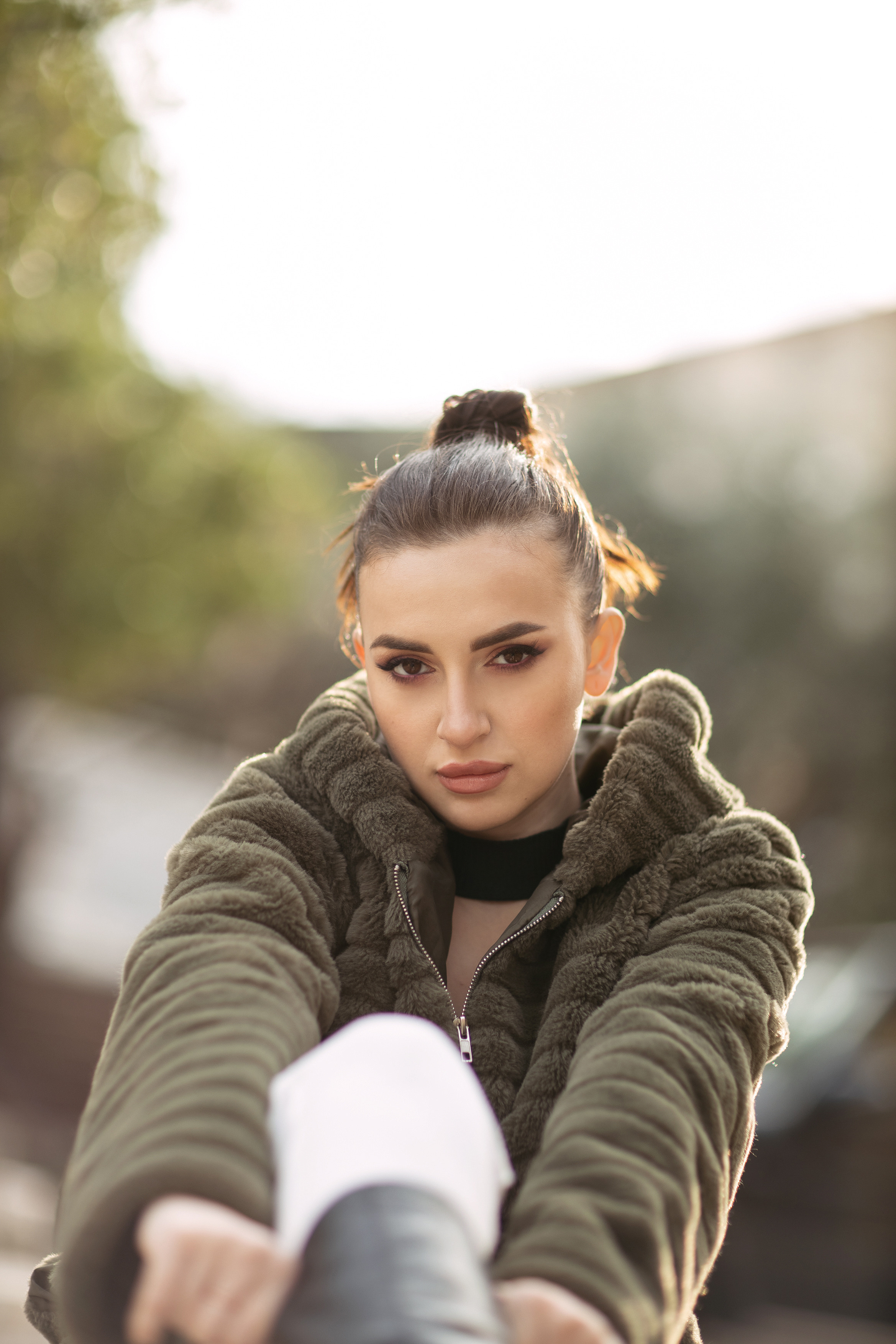 Milena. Street Style photoshooting, Haifa. Home