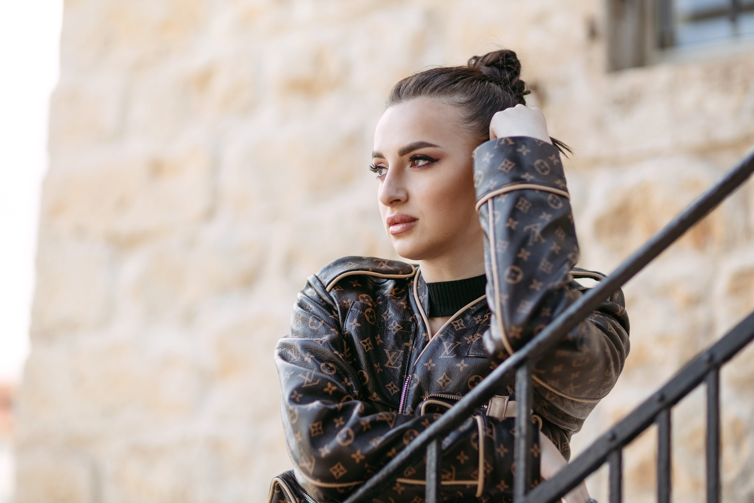 Milena. Street Style photoshooting, Haifa. Home