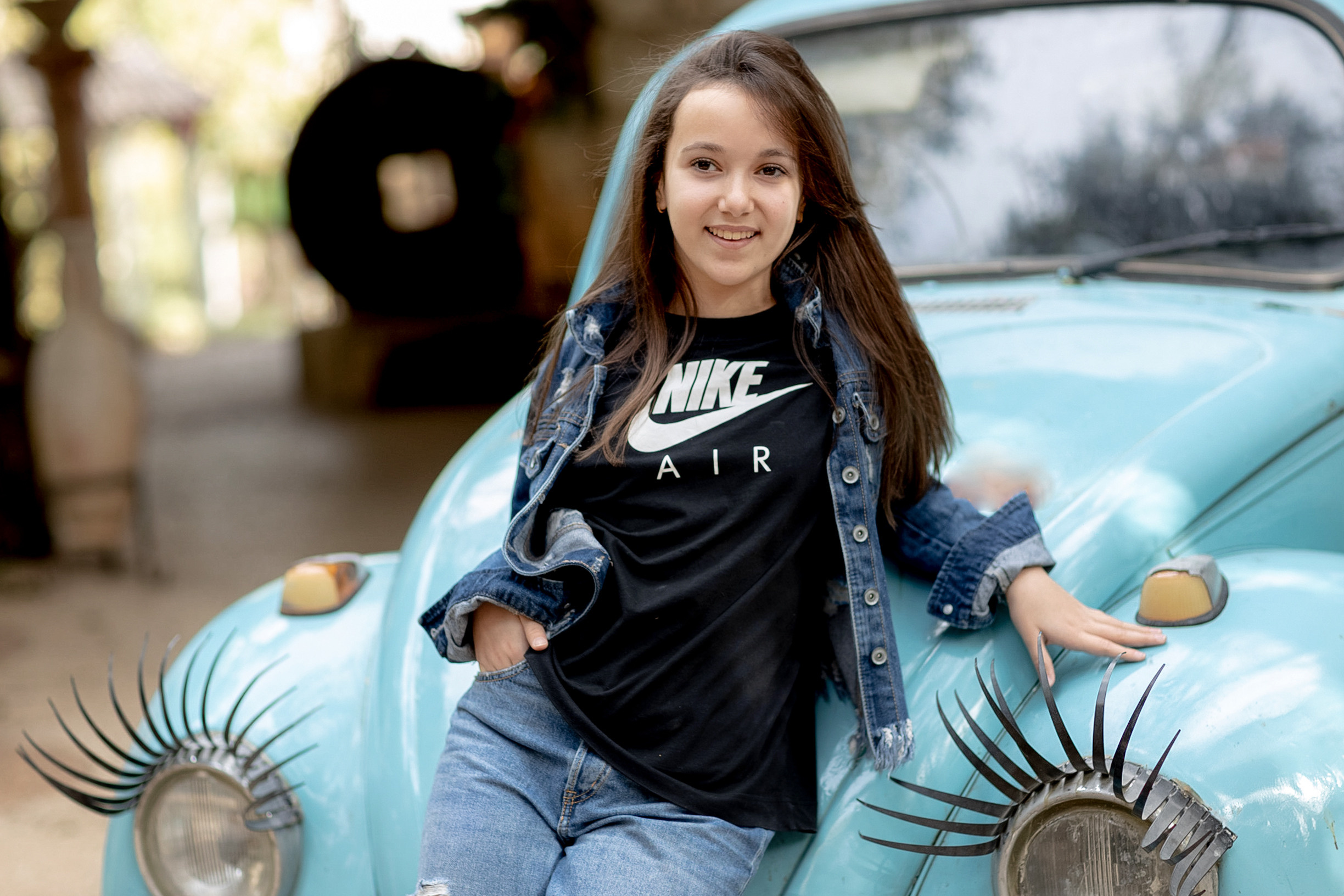 Bat Mitzva. Photoshoot for Diana. Home