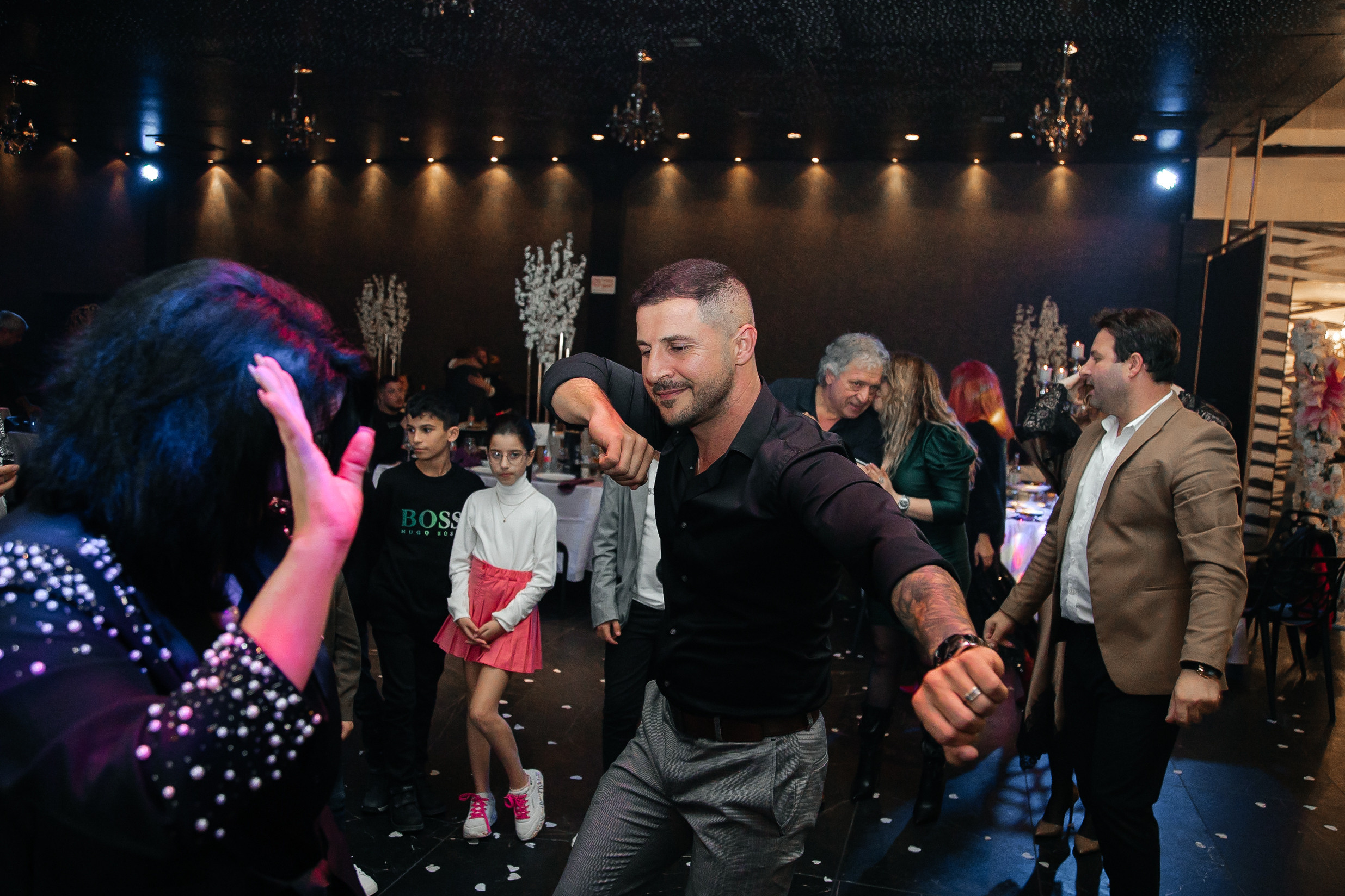 Bat Mizva celebration. Elina. Home