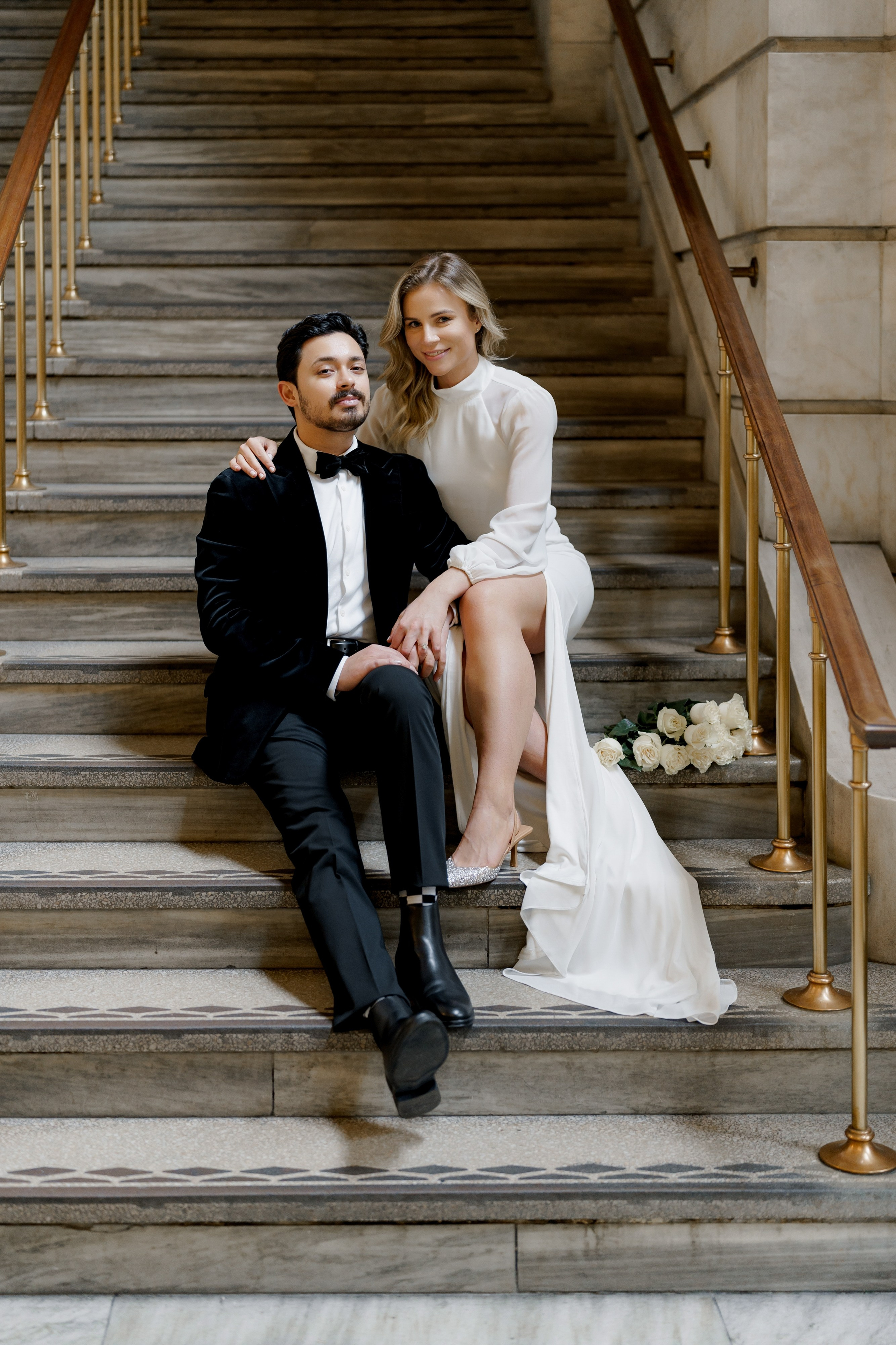 Caroline and Brendan’s Museum MET and Library Engagement Shoot. Wedding photographer and videographer New York | New Jersey