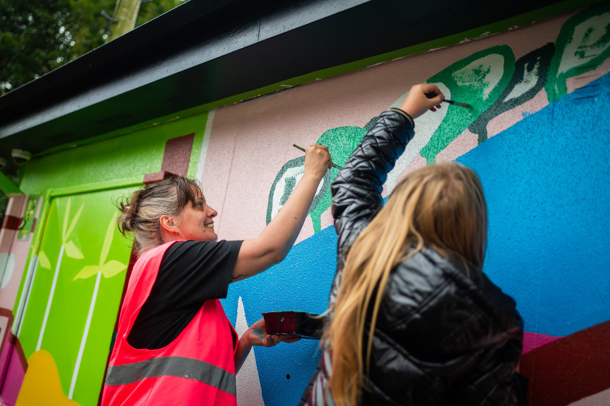 Denholme Community Mural. Professional Portrait & Event Photographer in West Yorkshire, travels across UK