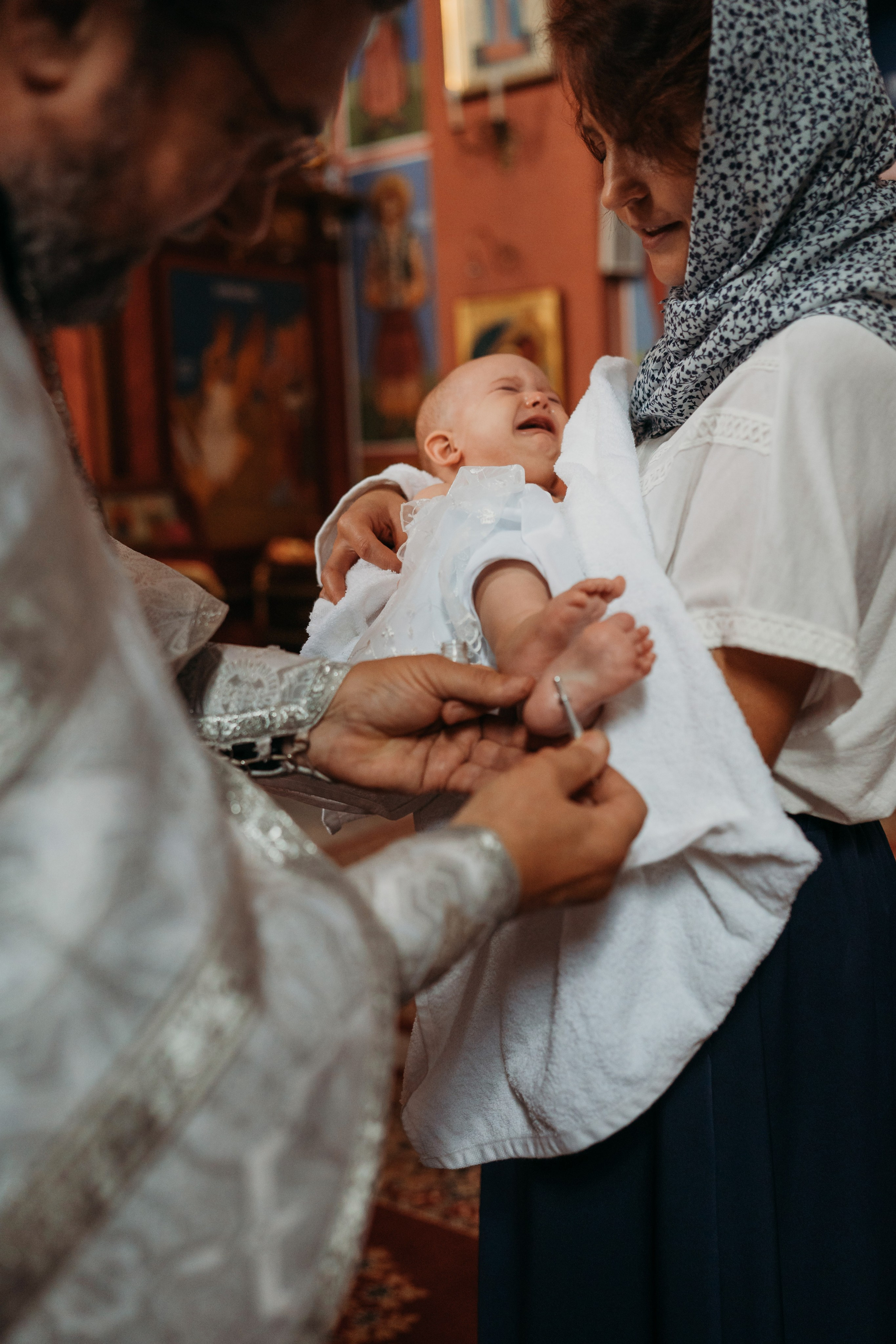Таинство Крещения. Фотограф новорожденных и детей первого года Евгения Михалькевич