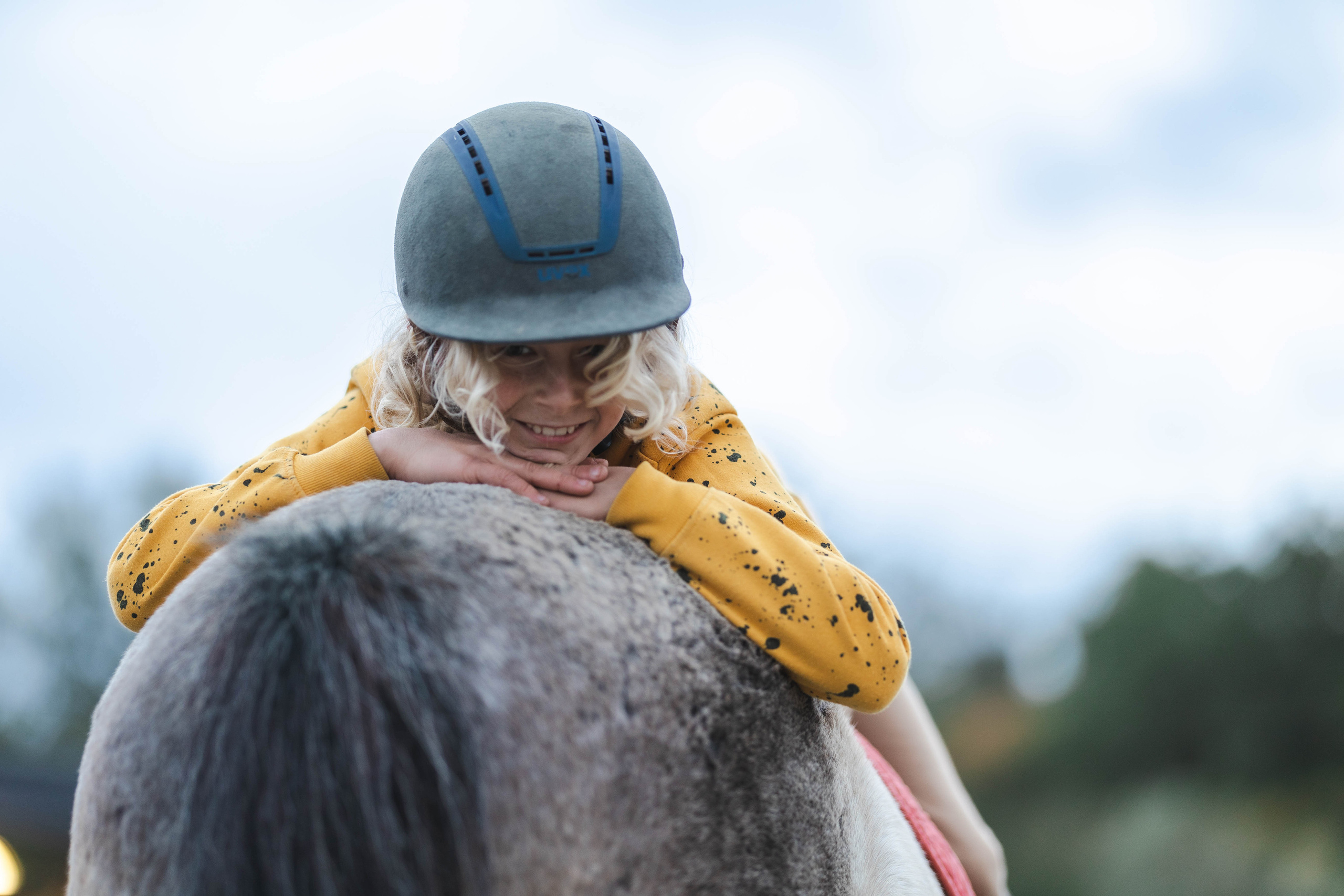 Filip and horses in Italy. Nina Janeckova Photographer and Videographer in Bodensee Ravensburg