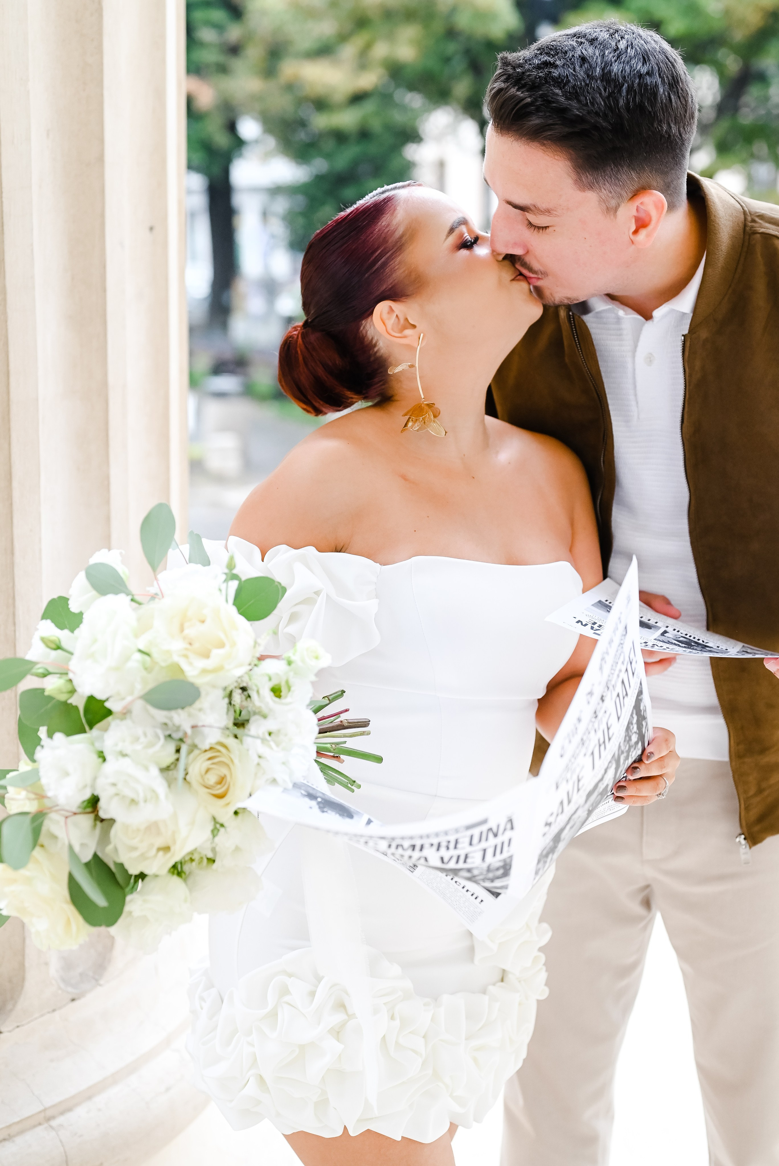 Sedinta Save the Date Medeea si Sebastian, Ateneul Roman. Ana Maria Dragan Fotograf Evenimente