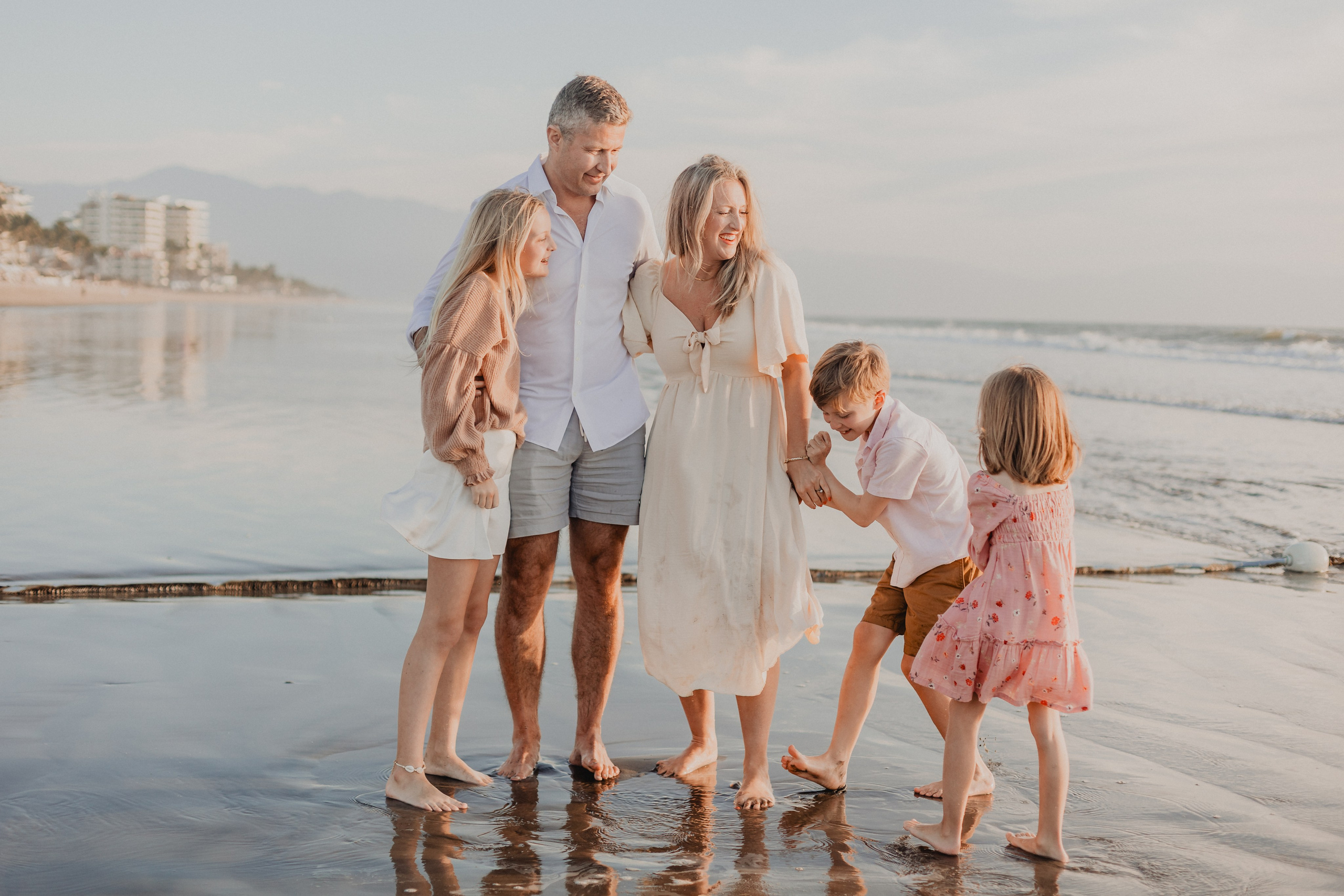 Laughter, Sand, and Sea: A Family Session in Nuevo Vallarta