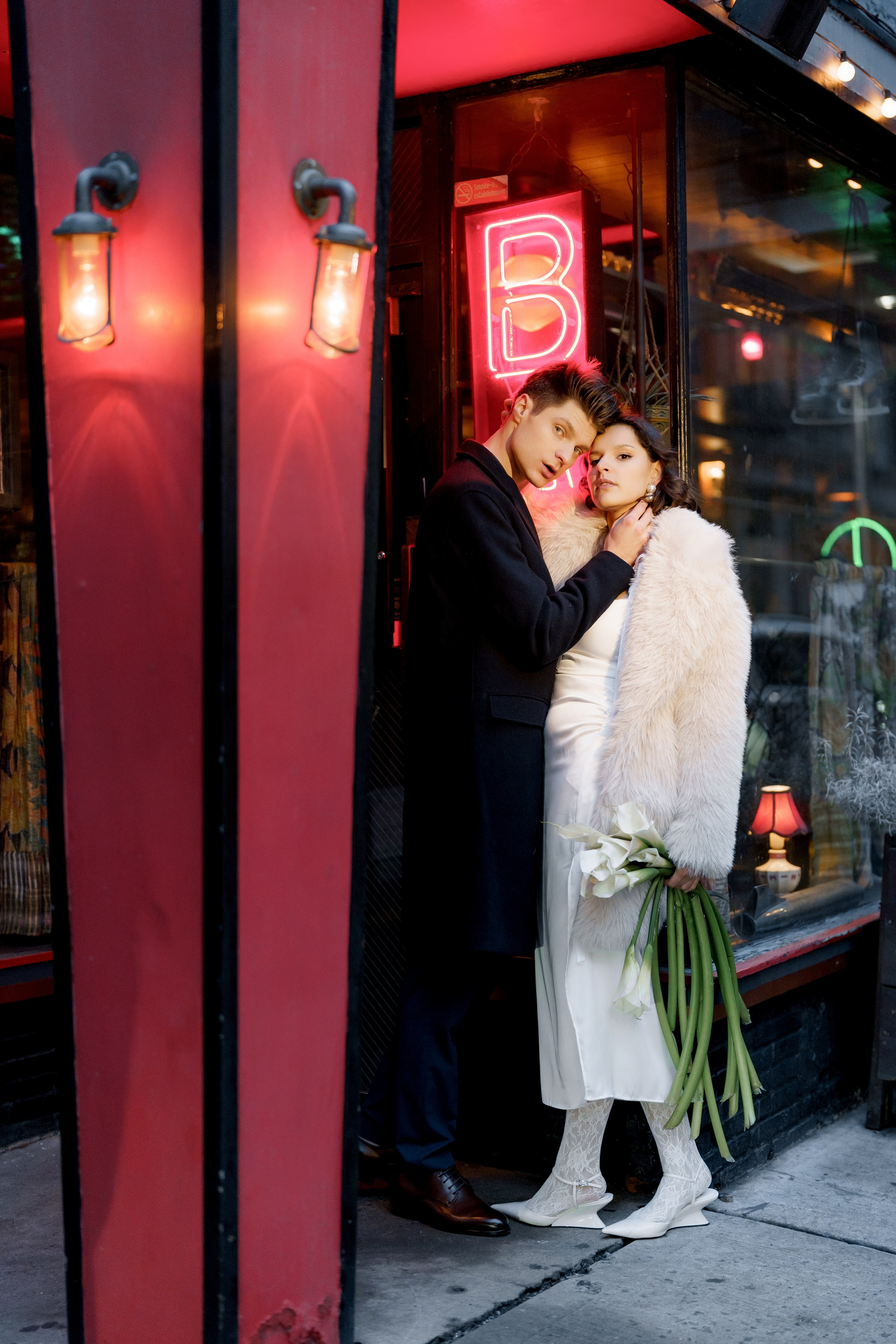 Alina and Dan’s Bold and Stylish Engagement Shoot. Wedding photographer and videographer New York | New Jersey